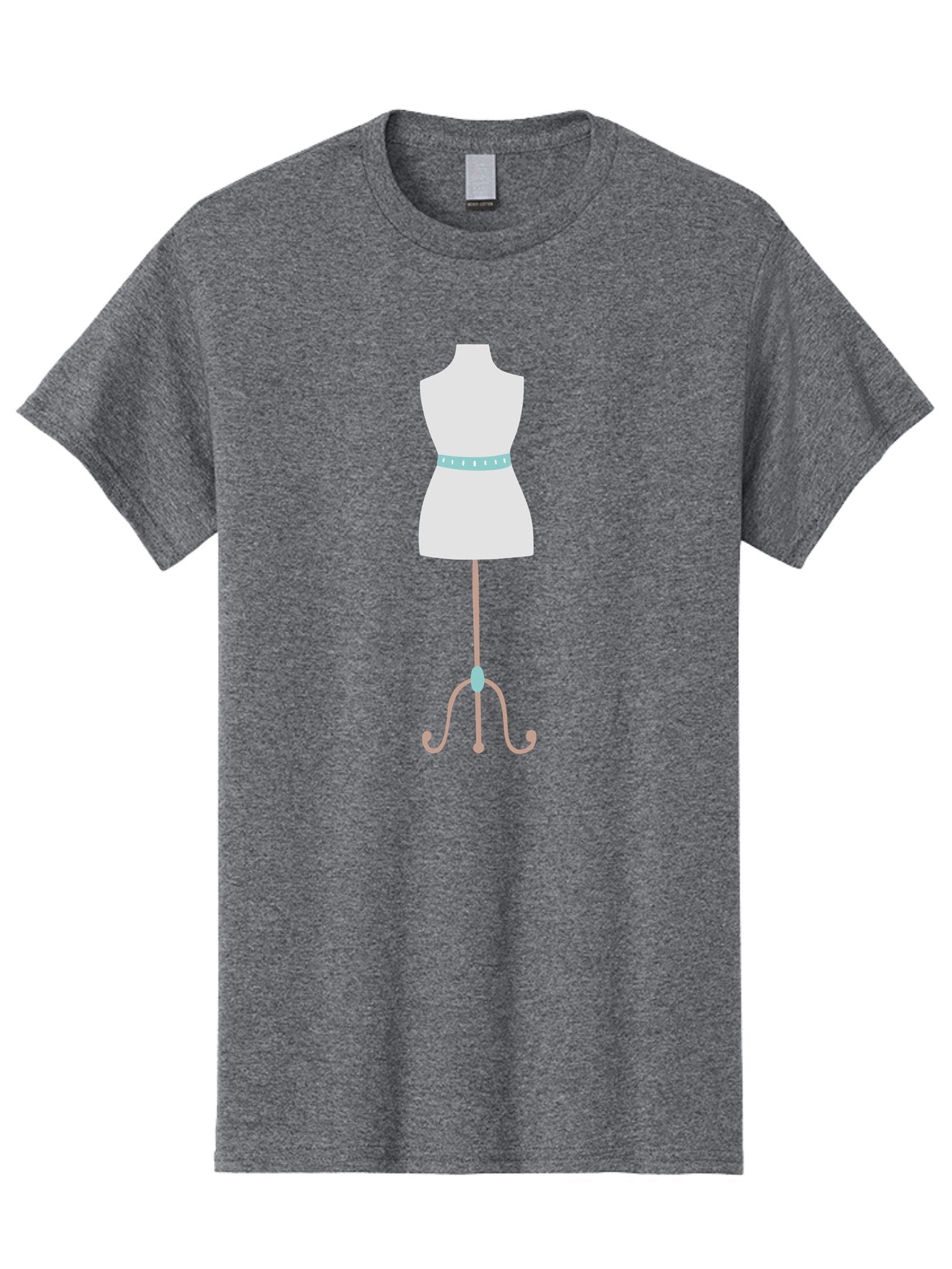 Dress-Form Men'S Graphic Tee, 100% Cotton, Comfortable Casual Summer Wear, Machine Washable, Fashion Design, Dress Form, Tailor'S Dummy, Measuring Tape, Fashion Industry, Clothing Design, Apparel Making, Couture, Bespoke, Garment Construction, Aac023 12