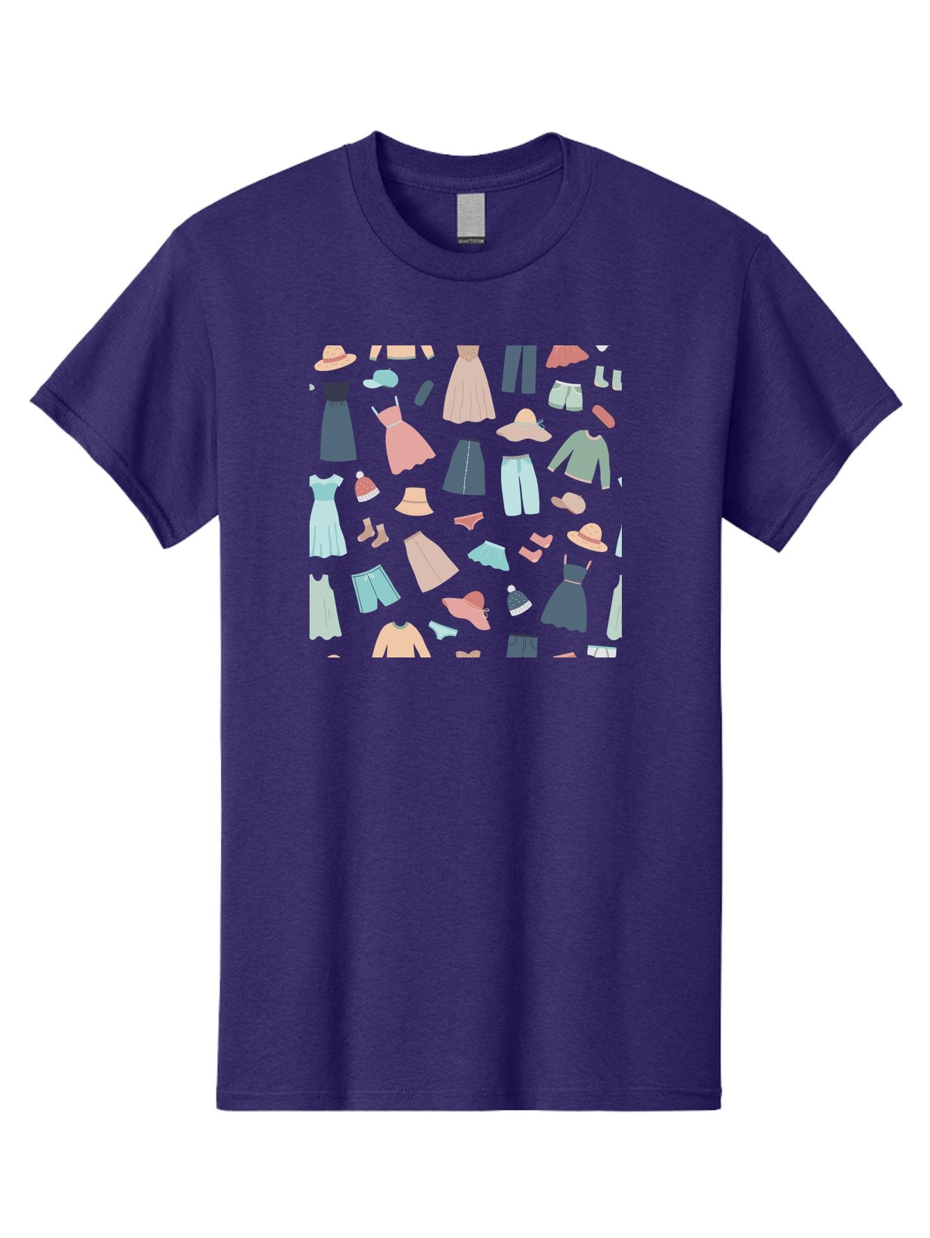 Fashion-Clothing Men'S Graphic Tee, 100% Cotton, Comfortable Casual Summer Wear, Machine Washable, Assorted Clothing Items, Pastel Colors, Fashion Accessories, Hats, Dresses, Tops, Pants, Shorts, Shoes, Casual Wear, Relaxed Fit, Aac031 4