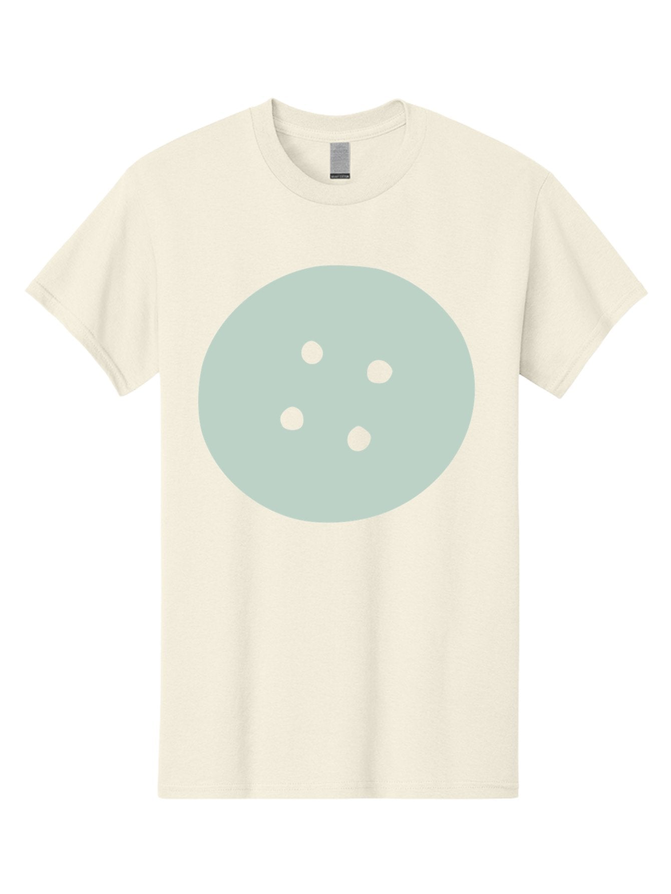 Four-Dots Men'S Graphic Tee, 100% Cotton, Comfortable Casual Summer Wear, Machine Washable, Simple Graphic, Minimalist Design, Four Green Dots, Circular Composition, Geometric Pattern, Modern Art, Abstract Shape Aac036 8