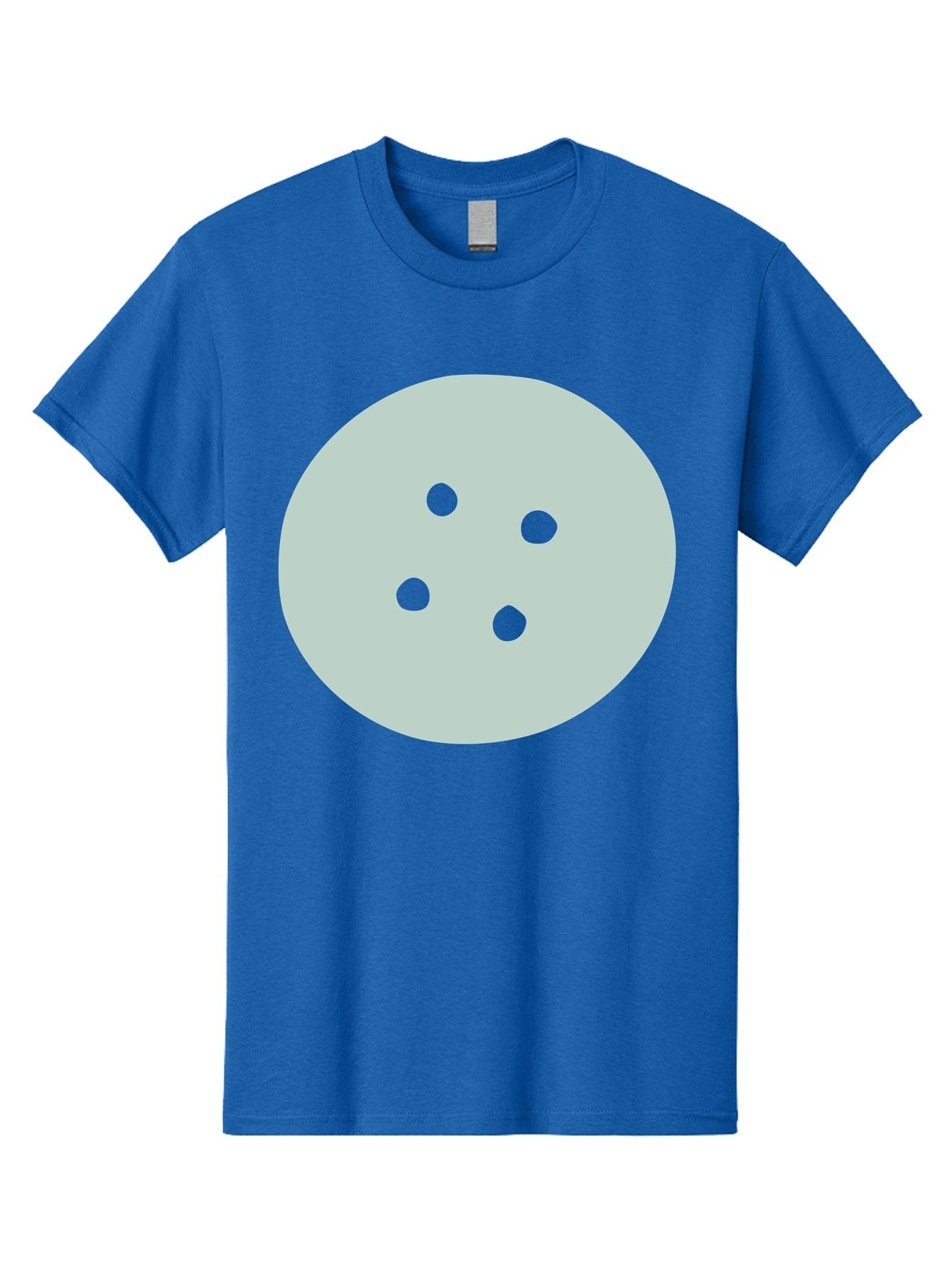 Four-Dots Men'S Graphic Tee, 100% Cotton, Comfortable Casual Summer Wear, Machine Washable, Simple Graphic, Minimalist Design, Four Green Dots, Circular Composition, Geometric Pattern, Modern Art, Abstract Shape Aac036 7