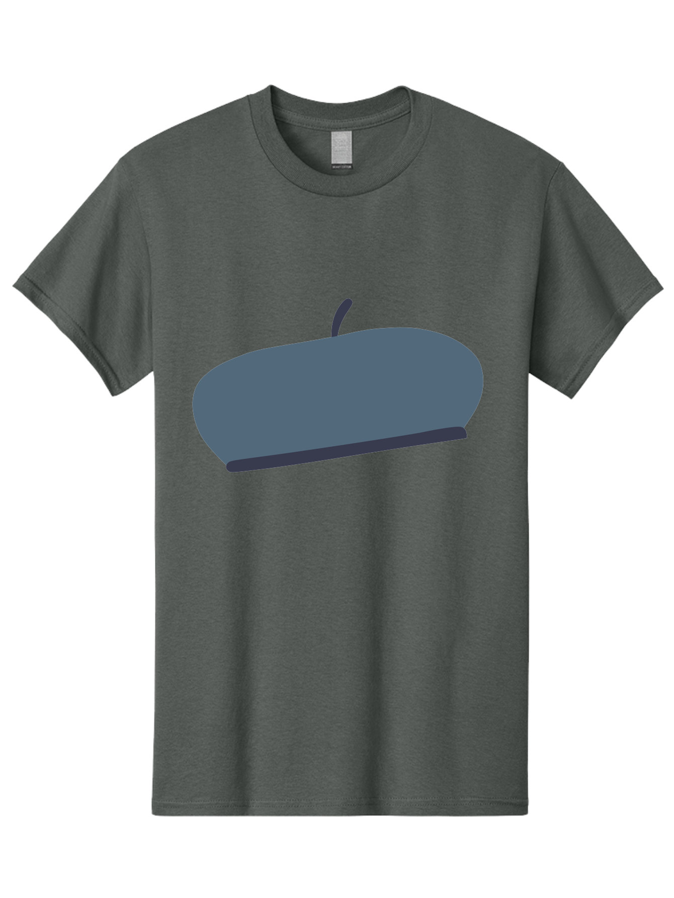 Gray-Apple Men'S Graphic Tee, 100% Cotton, Comfortable Casual Summer Wear, Machine Washable, Gray Apple, Stylized Fruit, Simple Illustration, Minimalist Design, Fruit Icon, Digital Art Aac038 19