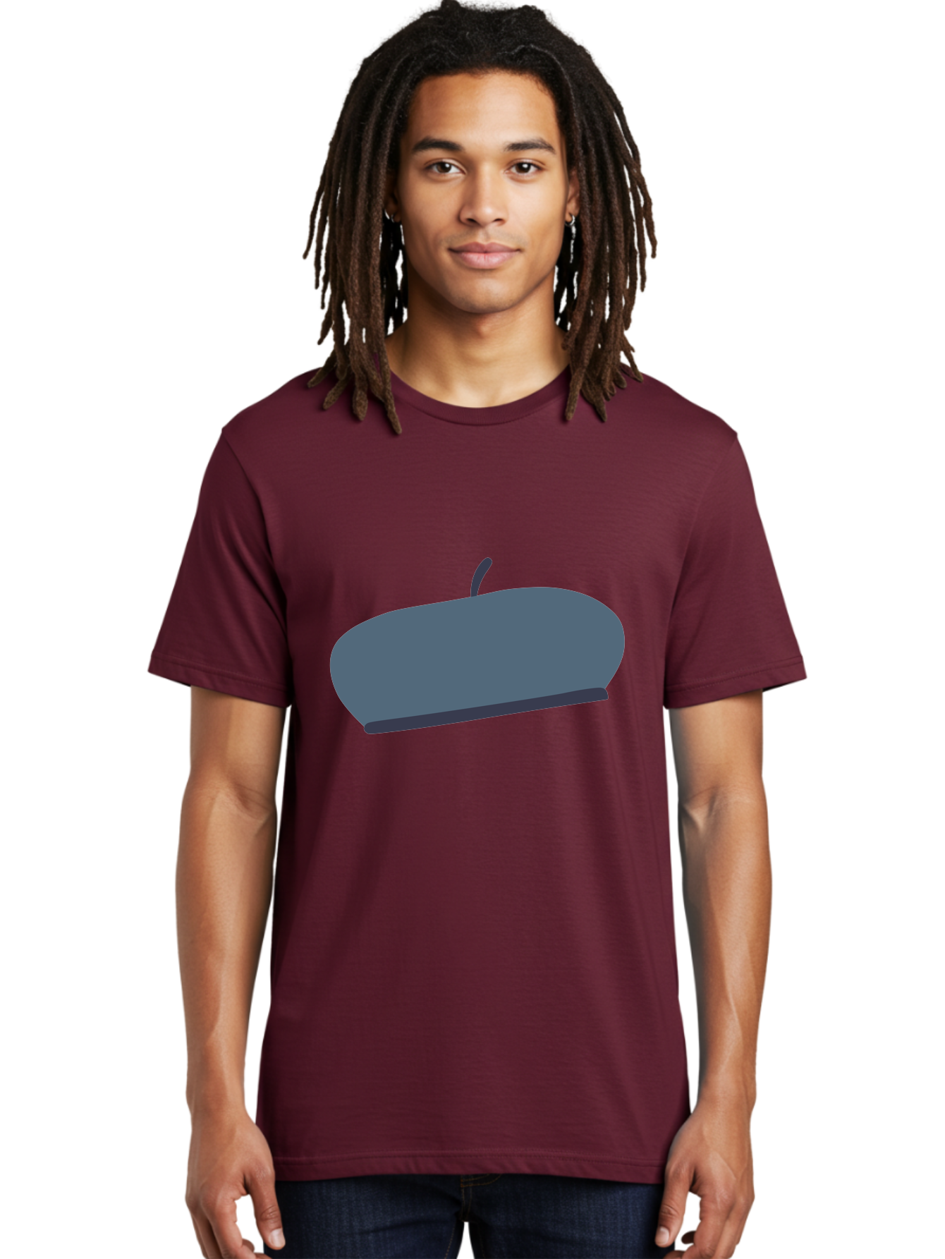Gray-Apple Men'S Graphic Tee, 100% Cotton, Comfortable Casual Summer Wear, Machine Washable, Gray Apple, Stylized Fruit, Simple Illustration, Minimalist Design, Fruit Icon, Digital Art Aac038 18