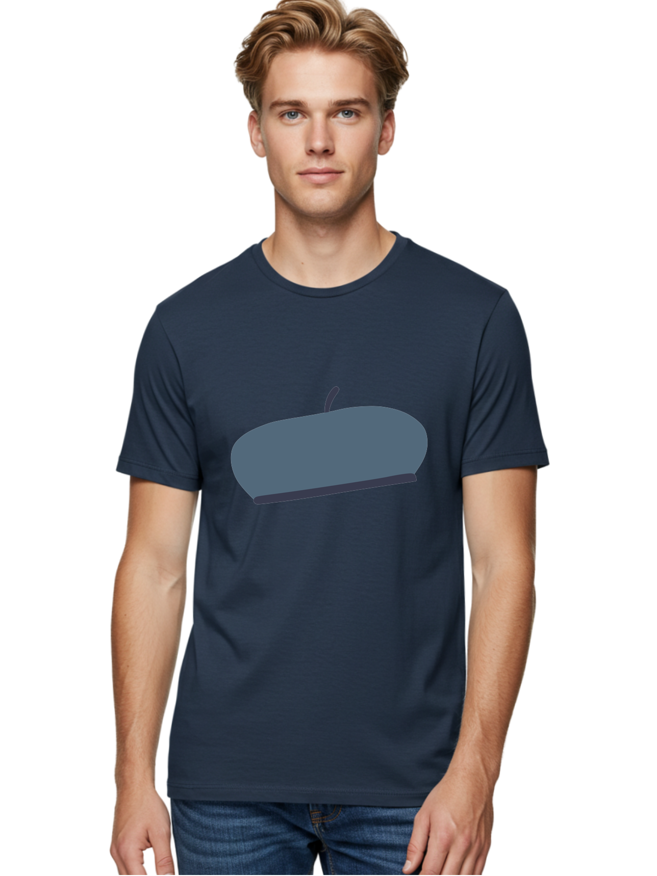 Gray-Apple Men'S Graphic Tee, 100% Cotton, Comfortable Casual Summer Wear, Machine Washable, Gray Apple, Stylized Fruit, Simple Illustration, Minimalist Design, Fruit Icon, Digital Art Aac038 16