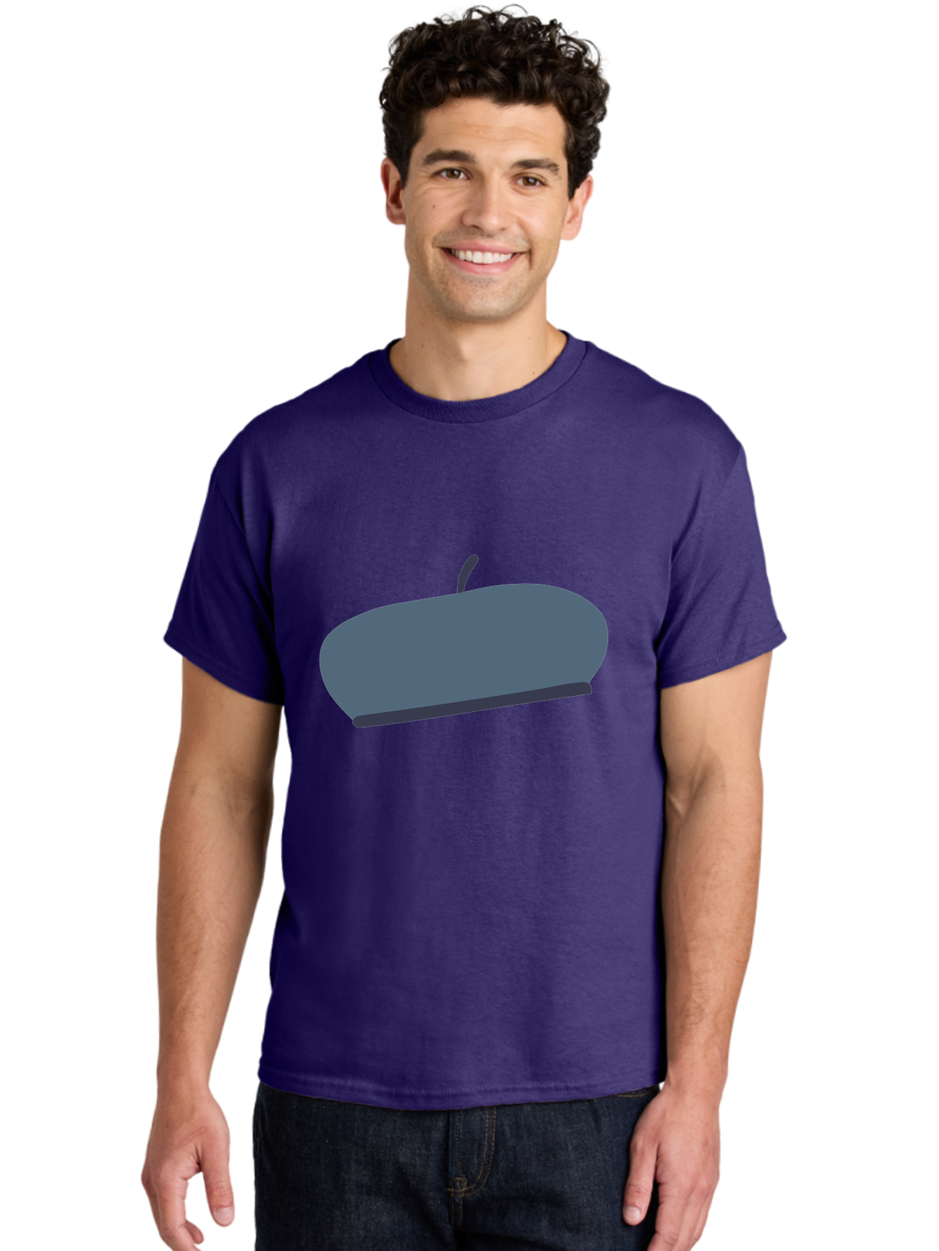 Gray-Apple Men'S Graphic Tee, 100% Cotton, Comfortable Casual Summer Wear, Machine Washable, Gray Apple, Stylized Fruit, Simple Illustration, Minimalist Design, Fruit Icon, Digital Art Aac038 10
