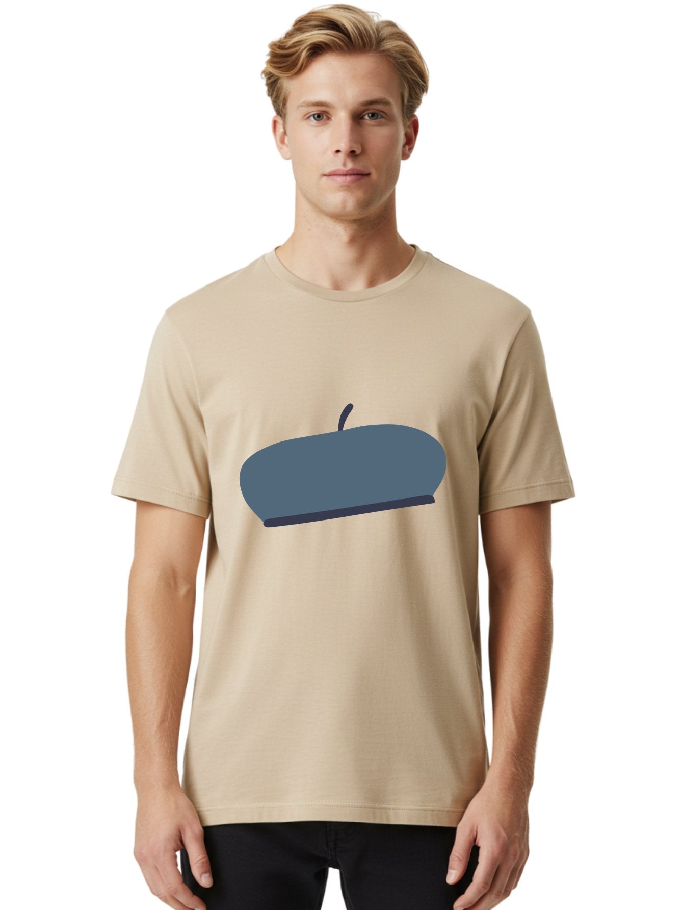 Gray-Apple Men'S Graphic Tee, 100% Cotton, Comfortable Casual Summer Wear, Machine Washable, Gray Apple, Stylized Fruit, Simple Illustration, Minimalist Design, Fruit Icon, Digital Art Aac038 27