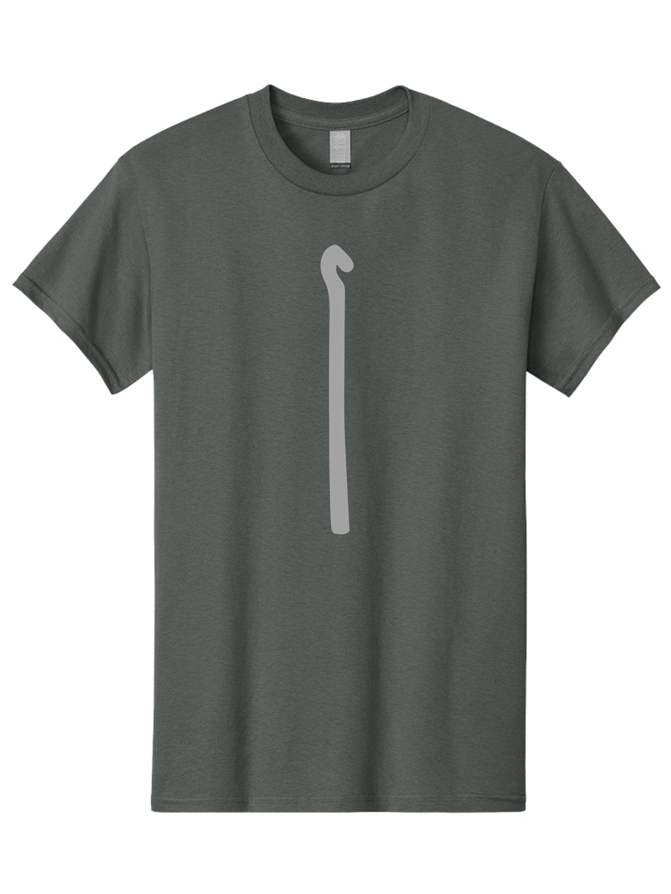 Gray-Walking-Stick Men'S Graphic Tee, 100% Cotton, Comfortable Casual Summer Wear, Machine Washable, Gray Walking Stick, Cane For Mobility, Assistive Device, Walking Aid, Elderly Support, Injury Recovery, Disability Assistance Aac040 5