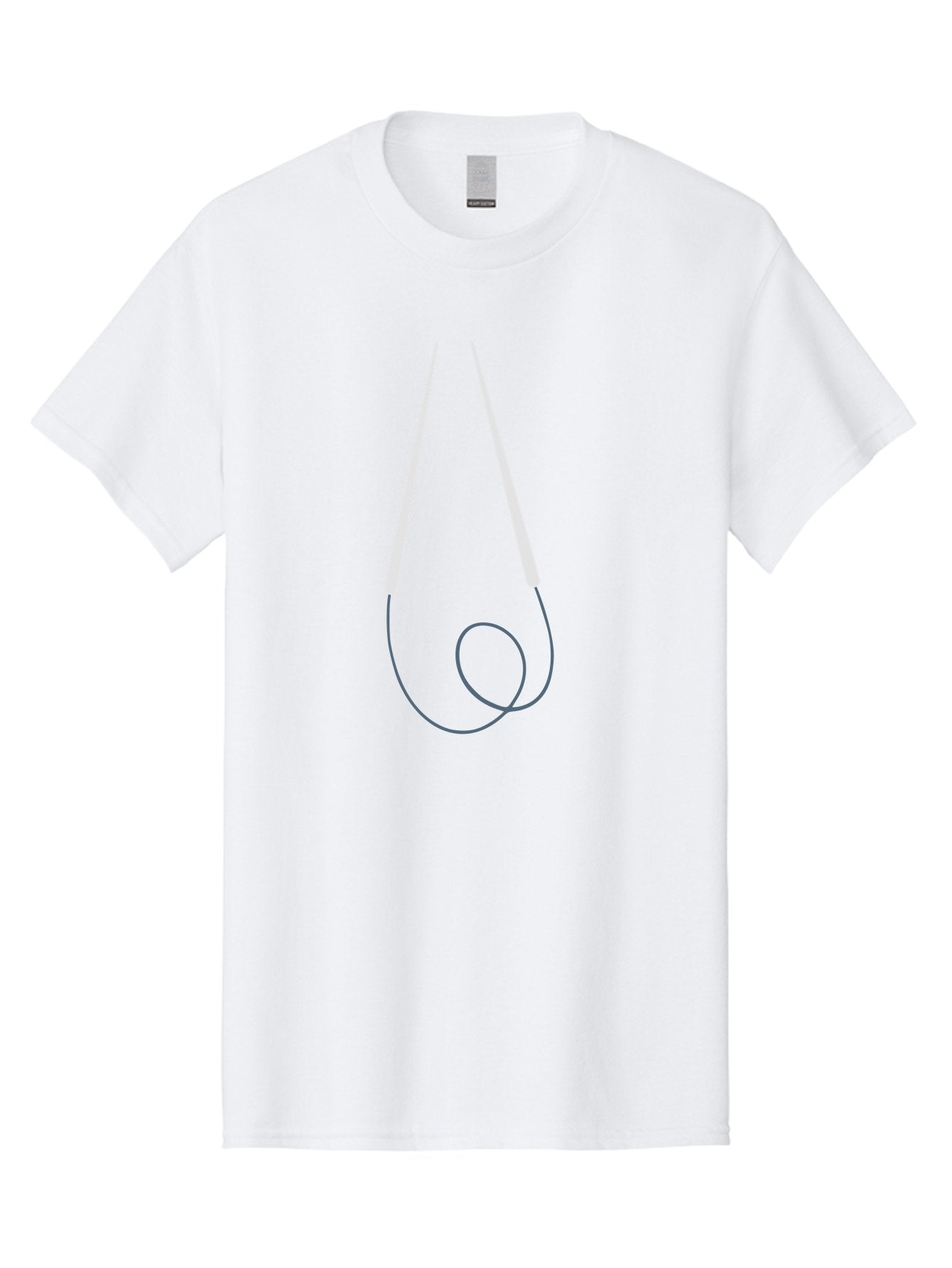 Headphones Men'S Graphic Tee, 100% Cotton, Comfortable Casual Summer Wear, Machine Washable, White Earbuds, Earphones With Wire, Minimalist Design, Modern Earbuds, Simple Earphones, Sleek Audio Accessories, Tech Gadgets Aac046 4