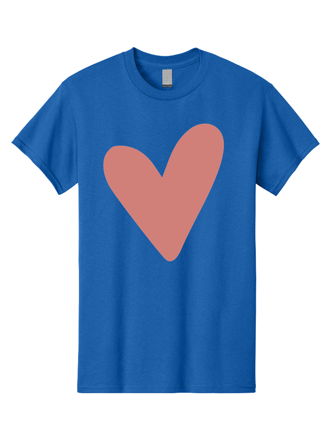Heart Men'S Graphic Tee, 100% Cotton, Comfortable Casual Summer Wear, Machine Washable, Pink Heart, Love Symbol, Heart Icon, Cute Design, Minimalist Art, Simple Heart, Pink Color, Heart Shape Aac048 11