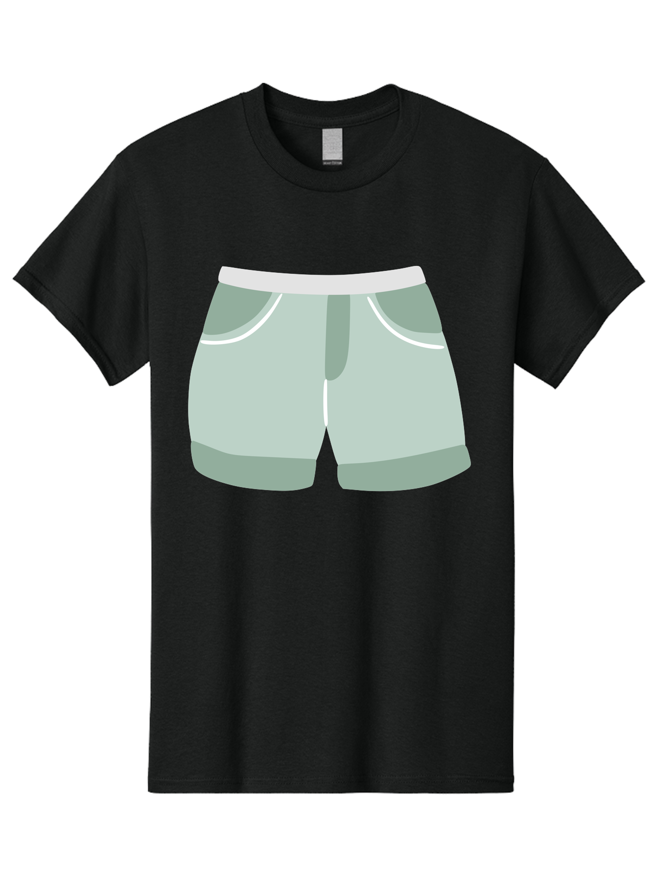 Light-Green-Shorts Men'S Graphic Tee, 100% Cotton, Comfortable Casual Summer Wear, Machine Washable, Men'S Underwear, Boxer Shorts, Comfortable Clothing, Casual Wear, Relaxed Fit, Simple Design, Gray Color Aac053 11