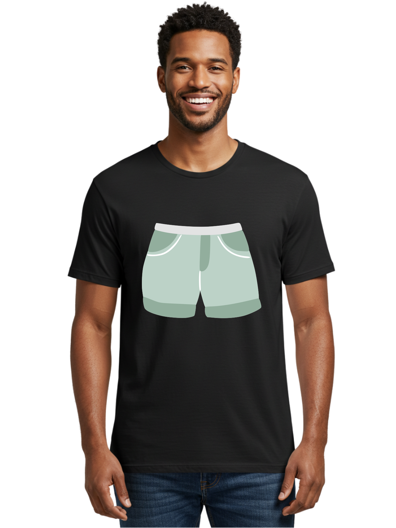 Light-Green-Shorts Men'S Graphic Tee, 100% Cotton, Comfortable Casual Summer Wear, Machine Washable, Men'S Underwear, Boxer Shorts, Comfortable Clothing, Casual Wear, Relaxed Fit, Simple Design, Gray Color Aac053 12