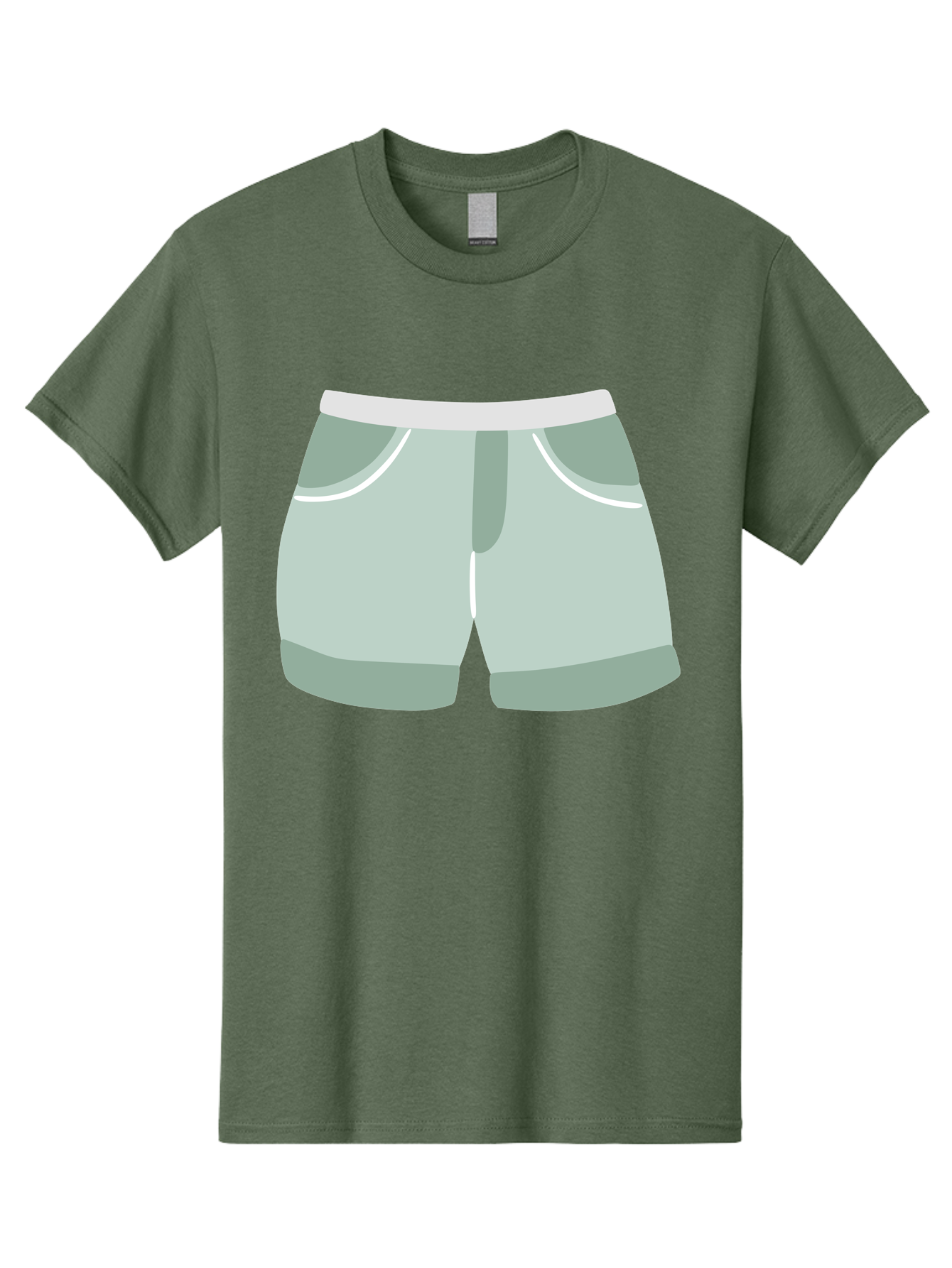 Light-Green-Shorts Men'S Graphic Tee, 100% Cotton, Comfortable Casual Summer Wear, Machine Washable, Men'S Underwear, Boxer Shorts, Comfortable Clothing, Casual Wear, Relaxed Fit, Simple Design, Gray Color Aac053 29