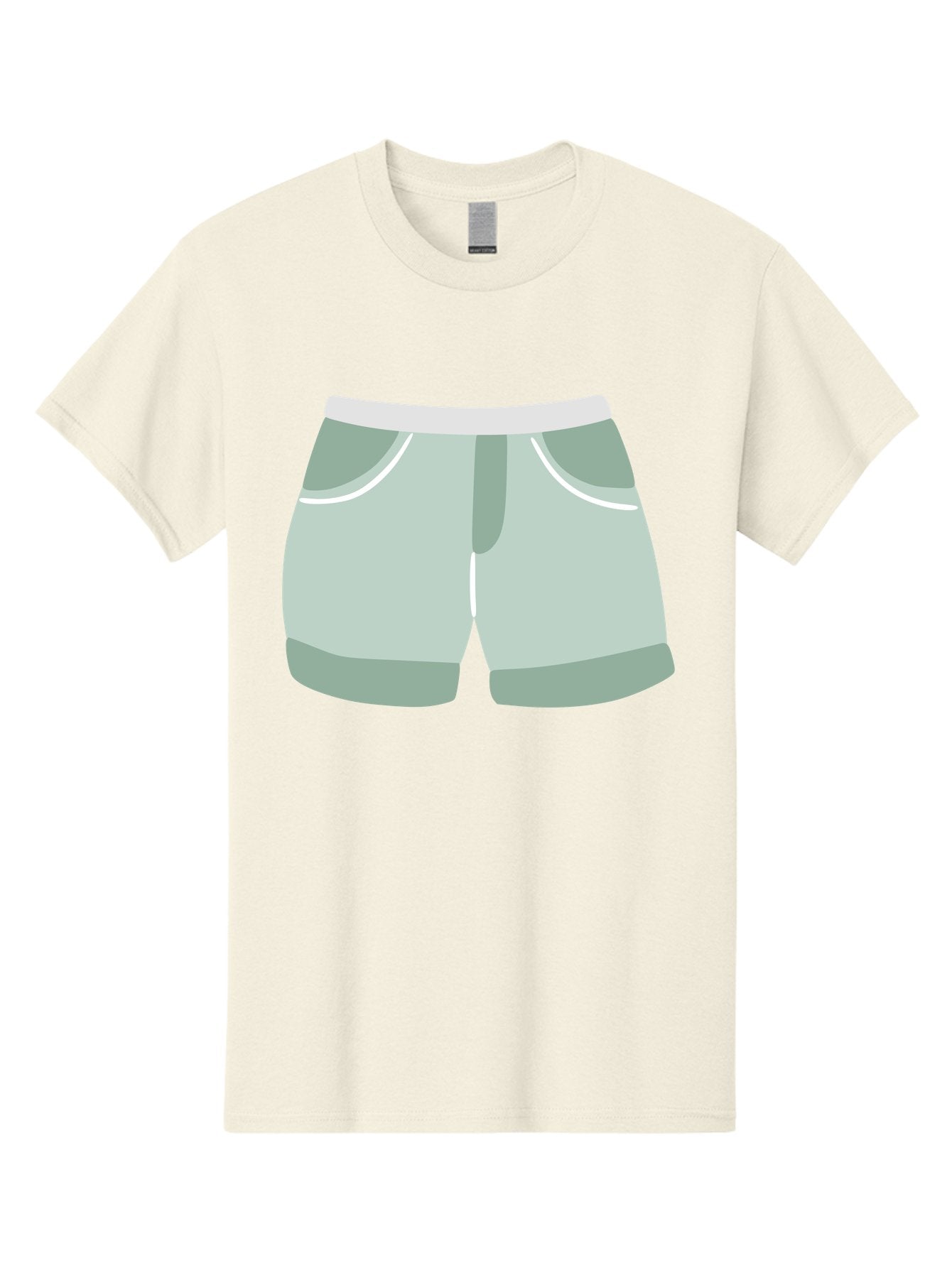 Light-Green-Shorts Men'S Graphic Tee, 100% Cotton, Comfortable Casual Summer Wear, Machine Washable, Men'S Underwear, Boxer Shorts, Comfortable Clothing, Casual Wear, Relaxed Fit, Simple Design, Gray Color Aac053 7