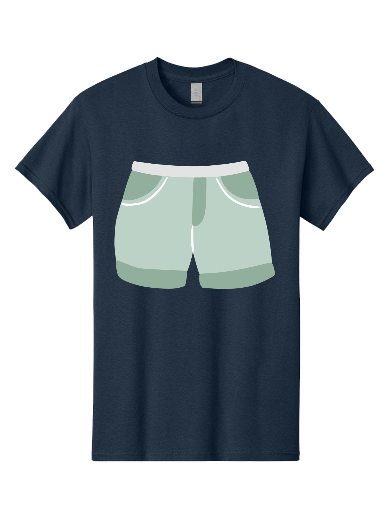 Light-Green-Shorts Men'S Graphic Tee, 100% Cotton, Comfortable Casual Summer Wear, Machine Washable, Men'S Underwear, Boxer Shorts, Comfortable Clothing, Casual Wear, Relaxed Fit, Simple Design, Gray Color Aac053