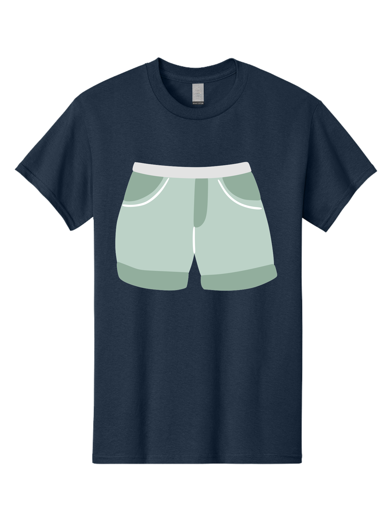 Light-Green-Shorts Men'S Graphic Tee, 100% Cotton, Comfortable Casual Summer Wear, Machine Washable, Men'S Underwear, Boxer Shorts, Comfortable Clothing, Casual Wear, Relaxed Fit, Simple Design, Gray Color Aac053 21