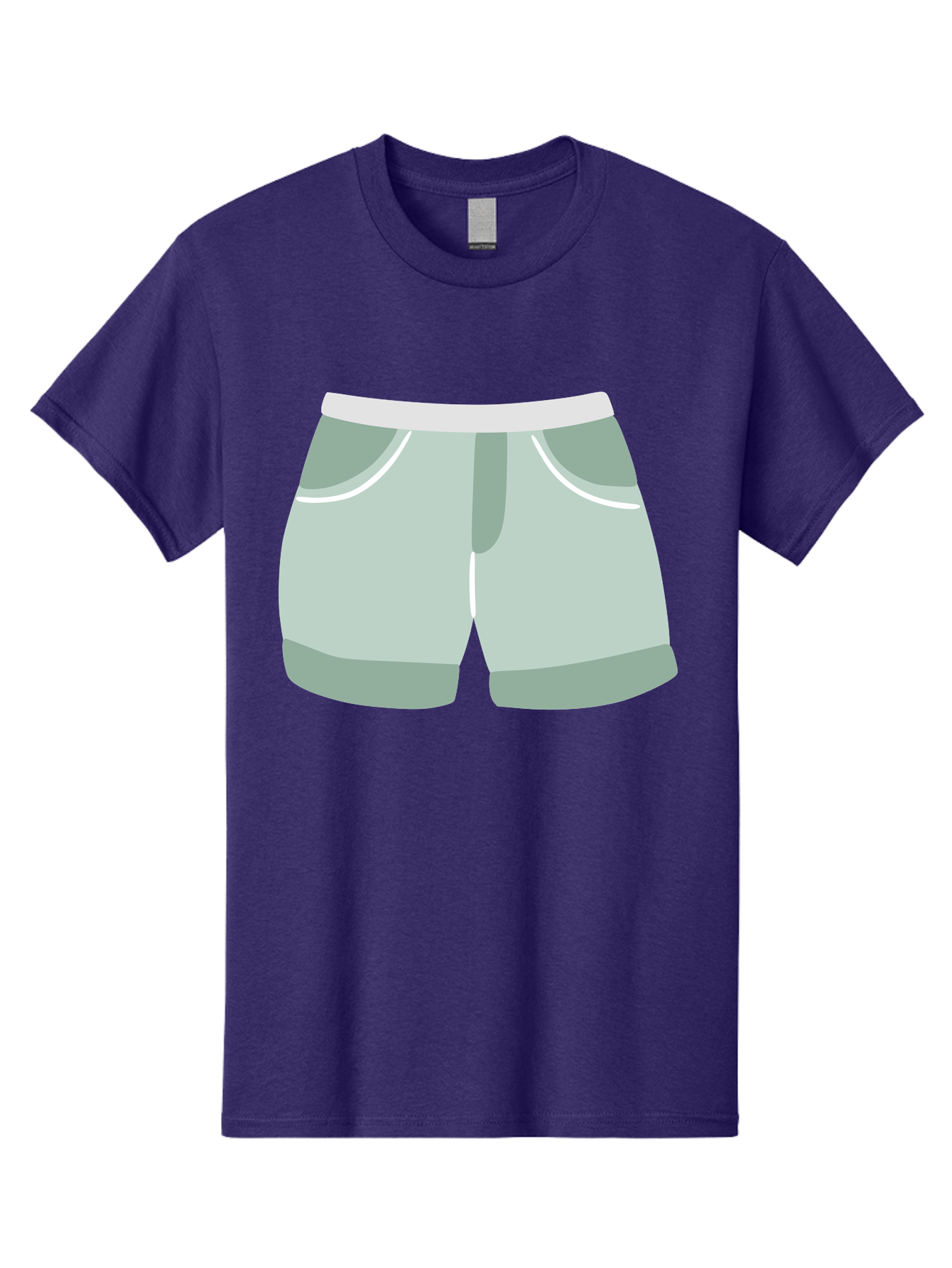 Light-Green-Shorts Men'S Graphic Tee, 100% Cotton, Comfortable Casual Summer Wear, Machine Washable, Men'S Underwear, Boxer Shorts, Comfortable Clothing, Casual Wear, Relaxed Fit, Simple Design, Gray Color Aac053 17