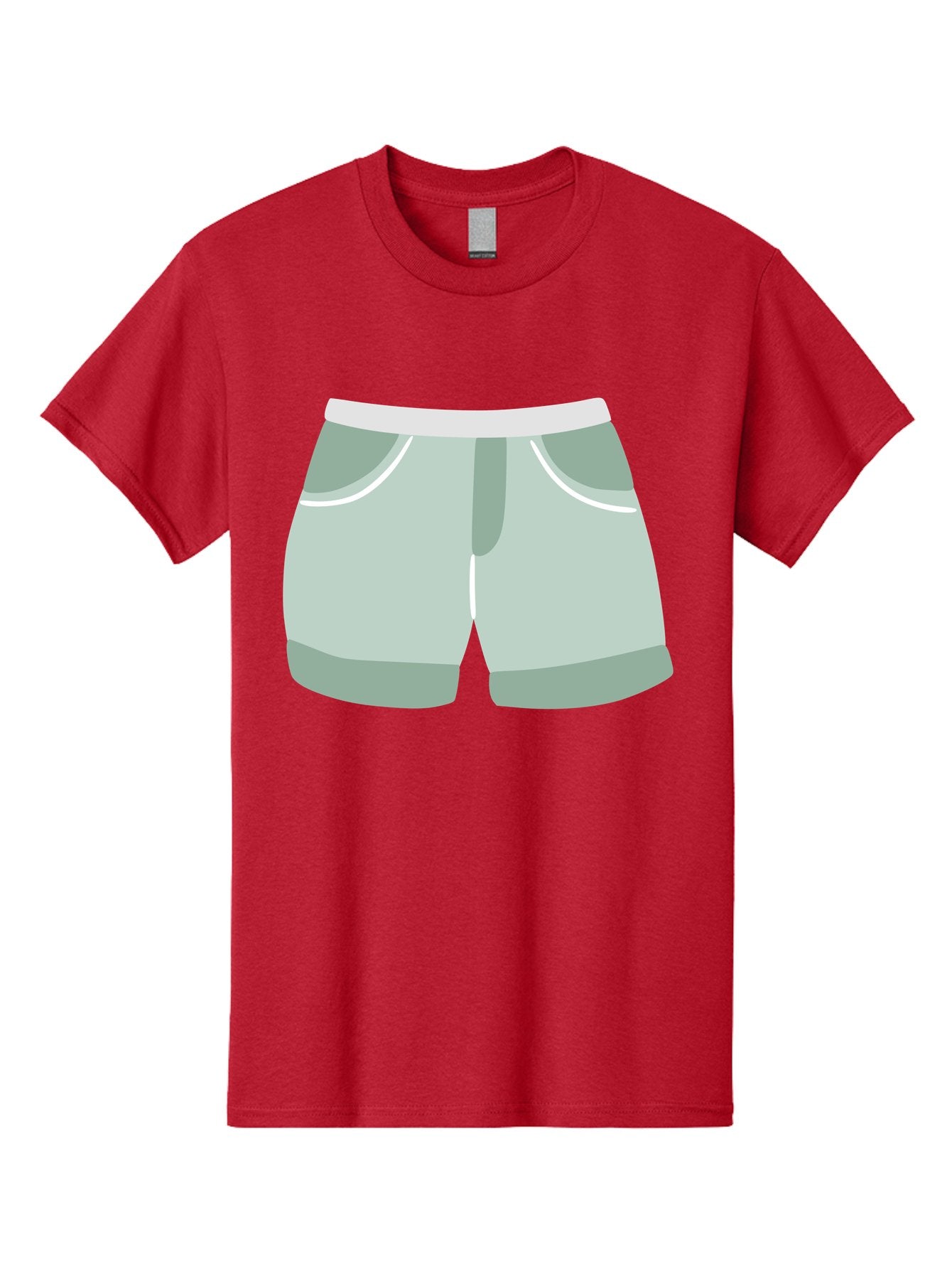 Light-Green-Shorts Men'S Graphic Tee, 100% Cotton, Comfortable Casual Summer Wear, Machine Washable, Men'S Underwear, Boxer Shorts, Comfortable Clothing, Casual Wear, Relaxed Fit, Simple Design, Gray Color Aac053 10