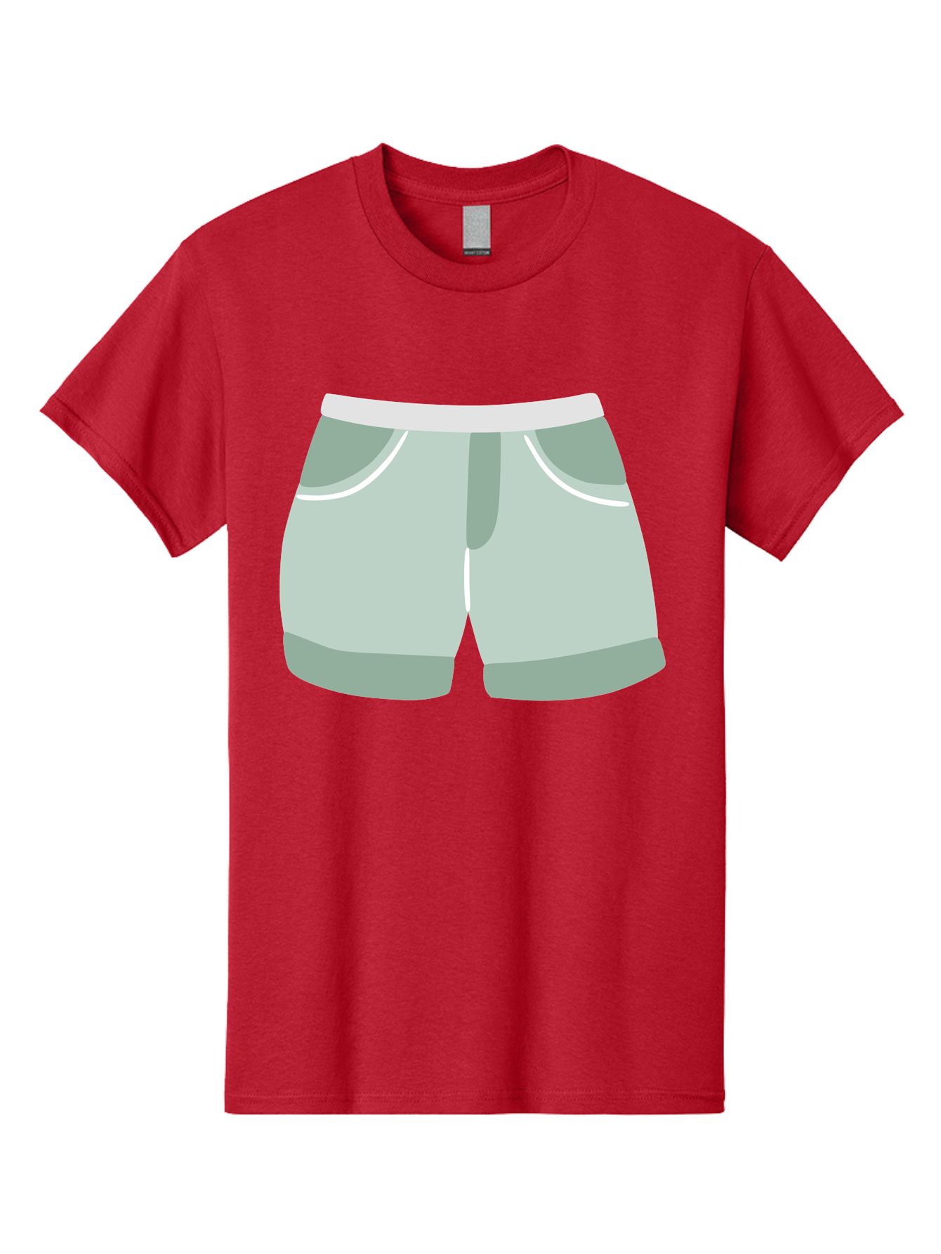 Light-Green-Shorts Men'S Graphic Tee, 100% Cotton, Comfortable Casual Summer Wear, Machine Washable, Men'S Underwear, Boxer Shorts, Comfortable Clothing, Casual Wear, Relaxed Fit, Simple Design, Gray Color Aac053 27