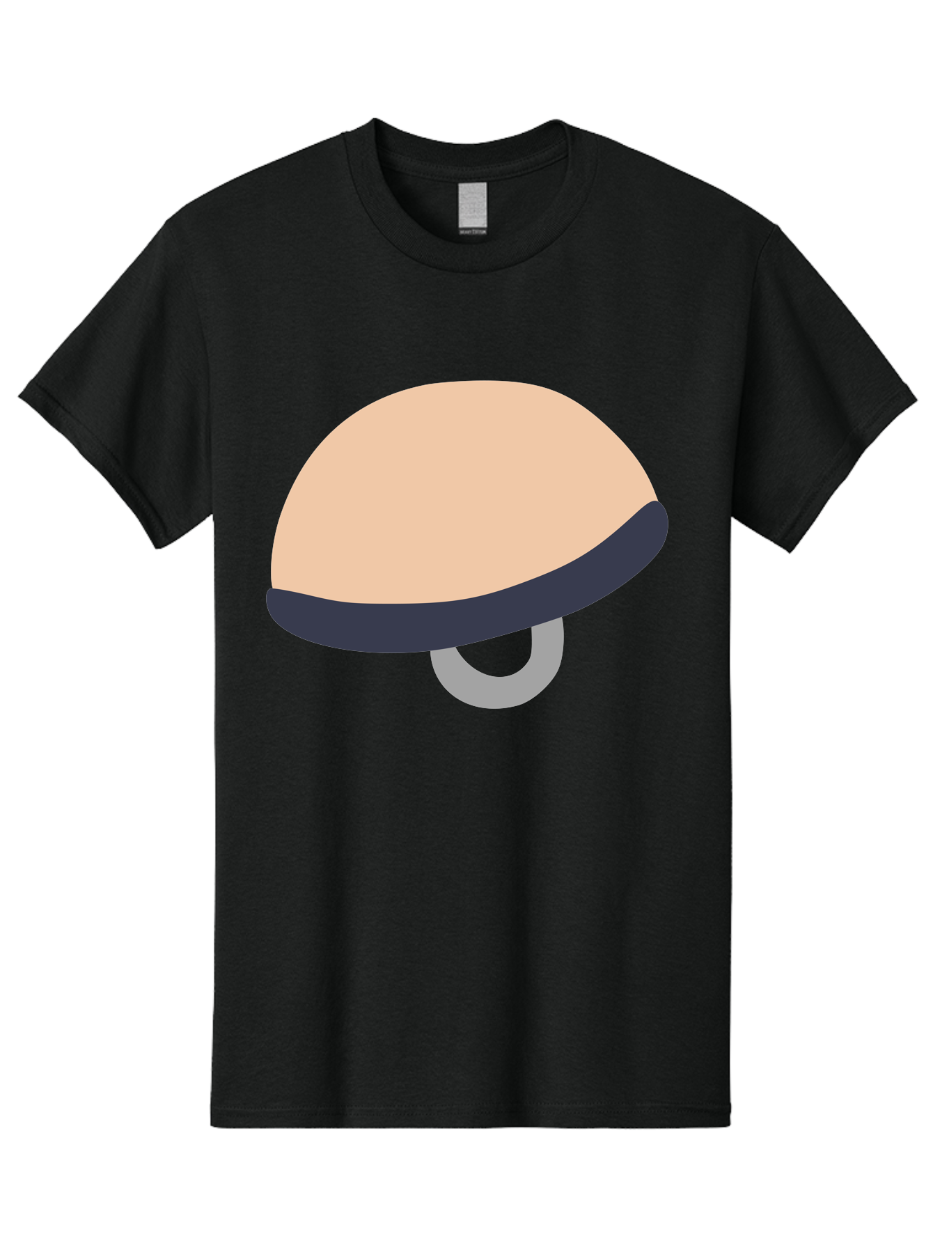 Mushroom Men'S Graphic Tee, 100% Cotton, Comfortable Casual Summer Wear, Machine Washable, Bicycle Seat, Bike Accessories, Cycling Equipment, Saddle Design, Bike Parts, Cycling Gear, Bicycle Component Aac058 21