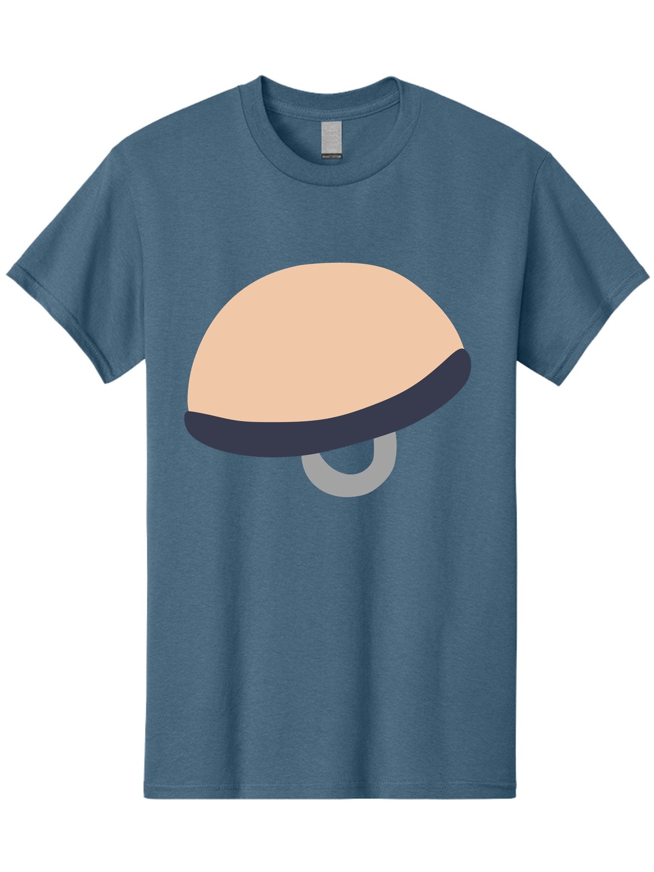 Mushroom Men'S Graphic Tee, 100% Cotton, Comfortable Casual Summer Wear, Machine Washable, Bicycle Seat, Bike Accessories, Cycling Equipment, Saddle Design, Bike Parts, Cycling Gear, Bicycle Component Aac058 14