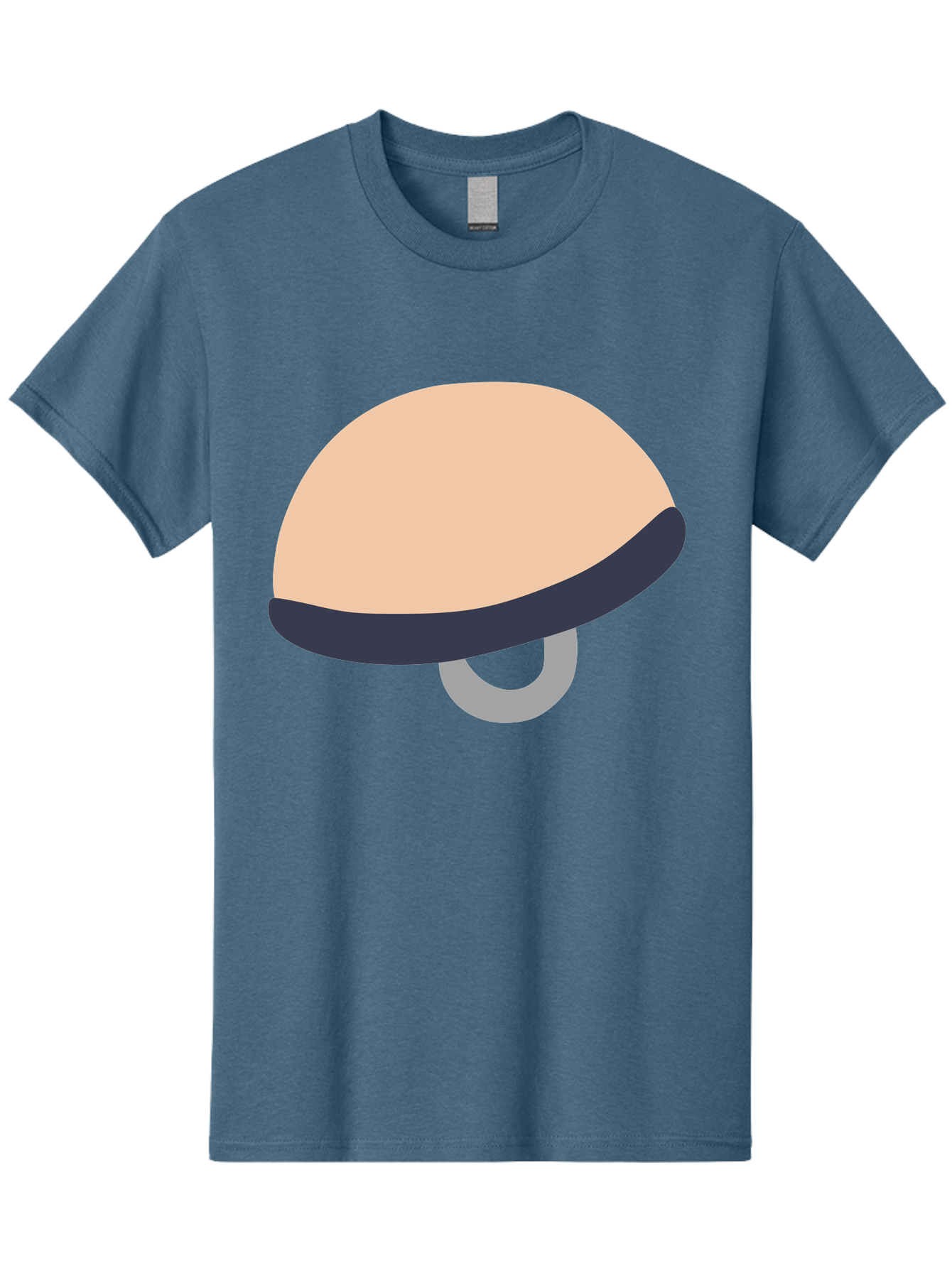 Mushroom Men'S Graphic Tee, 100% Cotton, Comfortable Casual Summer Wear, Machine Washable, Bicycle Seat, Bike Accessories, Cycling Equipment, Saddle Design, Bike Parts, Cycling Gear, Bicycle Component Aac058 3
