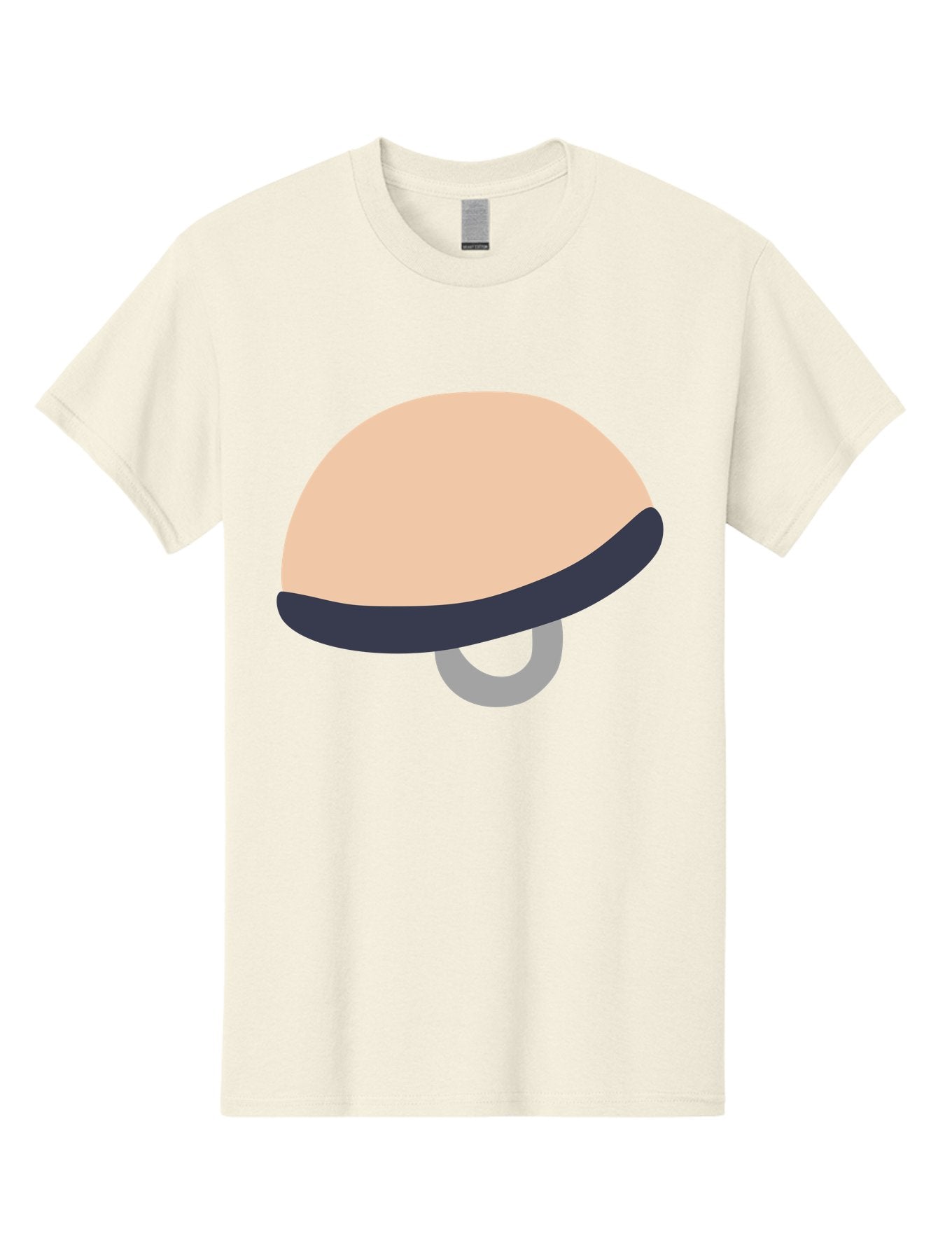 Mushroom Men'S Graphic Tee, 100% Cotton, Comfortable Casual Summer Wear, Machine Washable, Bicycle Seat, Bike Accessories, Cycling Equipment, Saddle Design, Bike Parts, Cycling Gear, Bicycle Component Aac058 10