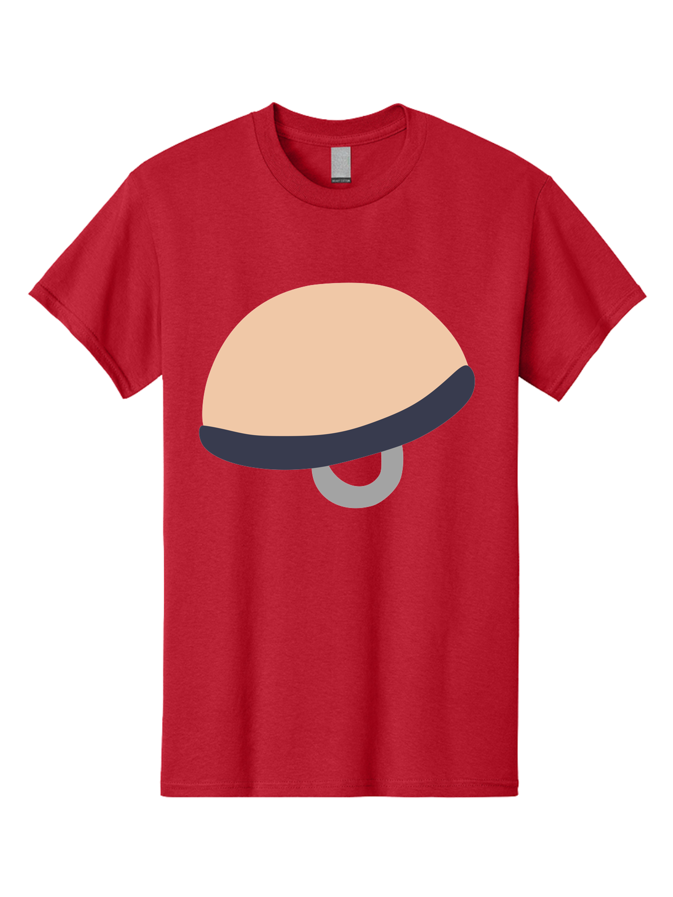 Mushroom Men'S Graphic Tee, 100% Cotton, Comfortable Casual Summer Wear, Machine Washable, Bicycle Seat, Bike Accessories, Cycling Equipment, Saddle Design, Bike Parts, Cycling Gear, Bicycle Component Aac058 9