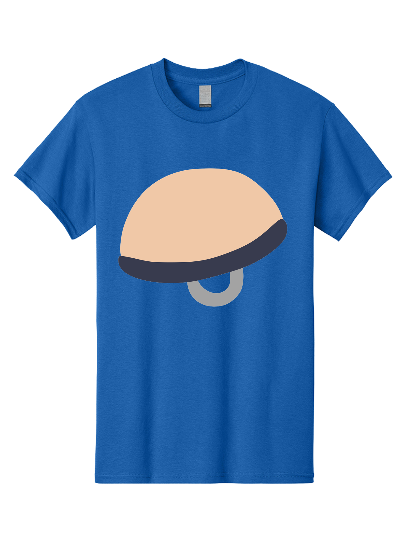 Mushroom Men'S Graphic Tee, 100% Cotton, Comfortable Casual Summer Wear, Machine Washable, Bicycle Seat, Bike Accessories, Cycling Equipment, Saddle Design, Bike Parts, Cycling Gear, Bicycle Component Aac058 11