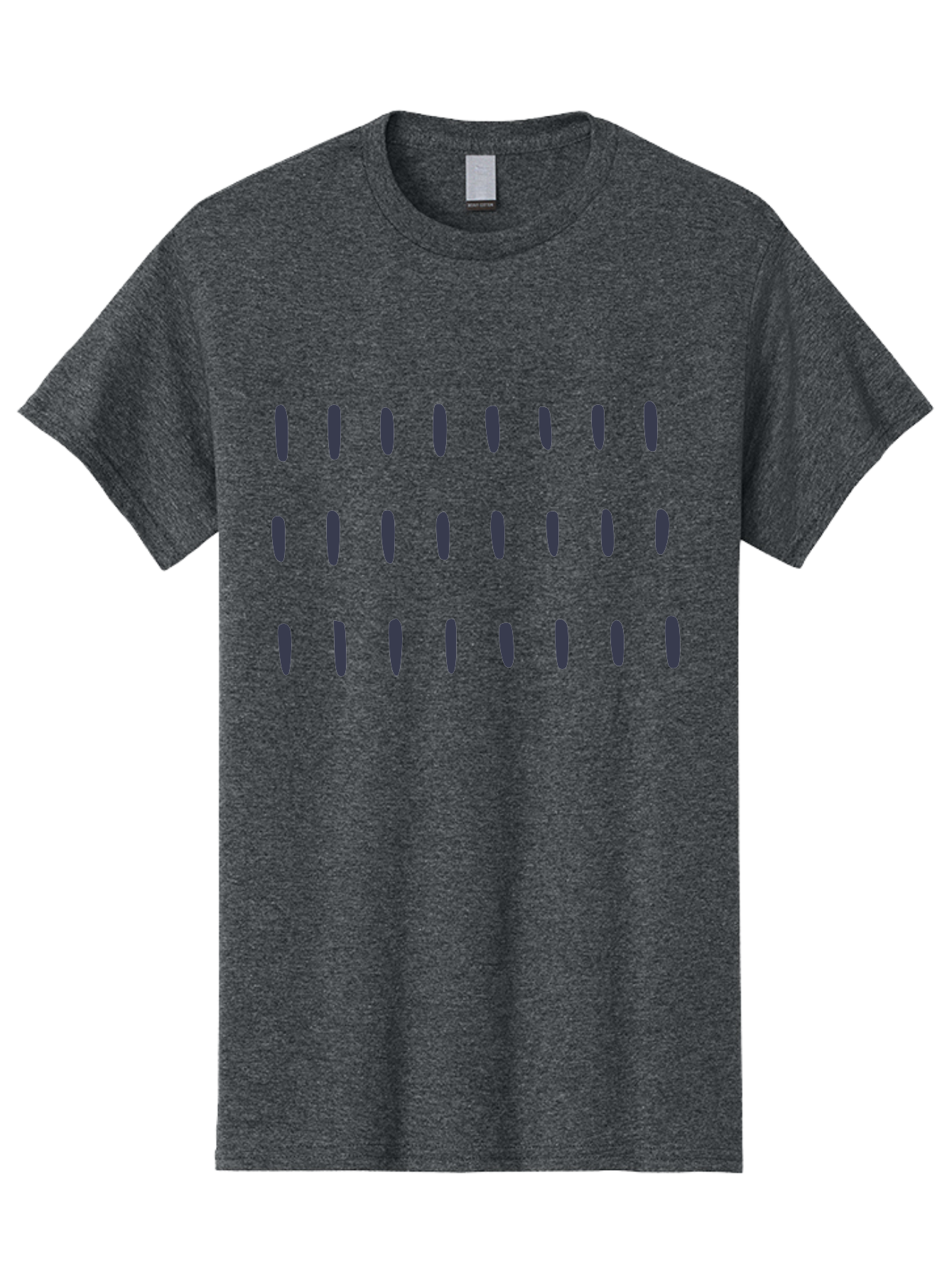 Oval-Pattern Men'S Graphic Tee, 100% Cotton, Comfortable Casual Summer Wear, Machine Washable, Pattern Of Gray Ovals, Repeating Design, Abstract Shapes, Minimalist Art, Geometric Shapes, Simple Texture, Gray Shapes On Green Aac063 29