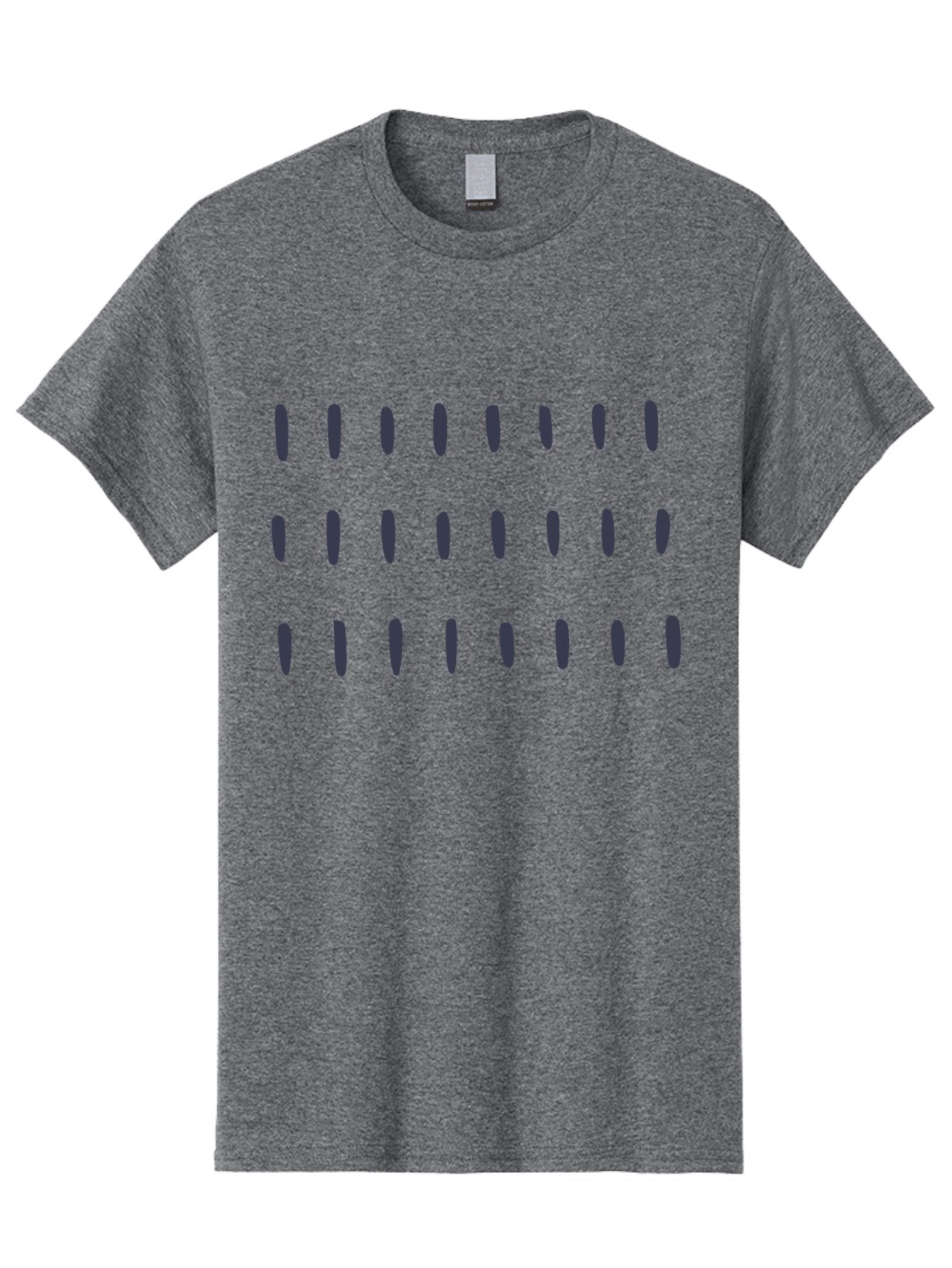 Oval-Pattern Men'S Graphic Tee, 100% Cotton, Comfortable Casual Summer Wear, Machine Washable, Pattern Of Gray Ovals, Repeating Design, Abstract Shapes, Minimalist Art, Geometric Shapes, Simple Texture, Gray Shapes On Green Aac063 15