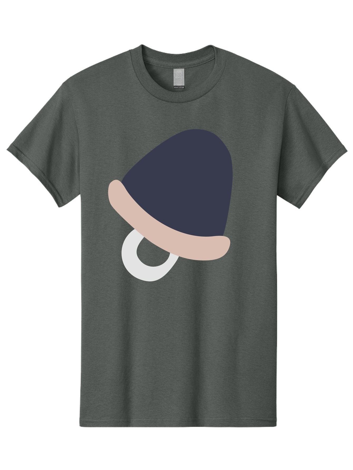 Pacifier Men'S Graphic Tee, 100% Cotton, Comfortable Casual Summer Wear, Machine Washable, Pacifier For Baby, Baby Soother, Nursery Accessories, Infant Care, Baby Supplies, Newborn Essentials Aac065 7