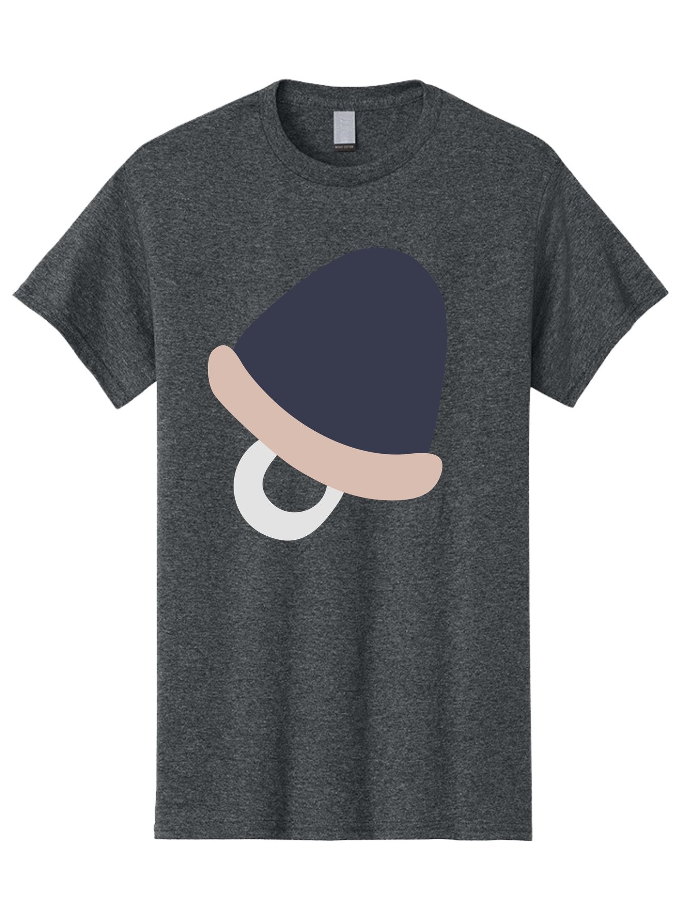 Pacifier Men'S Graphic Tee, 100% Cotton, Comfortable Casual Summer Wear, Machine Washable, Pacifier For Baby, Baby Soother, Nursery Accessories, Infant Care, Baby Supplies, Newborn Essentials Aac065 5