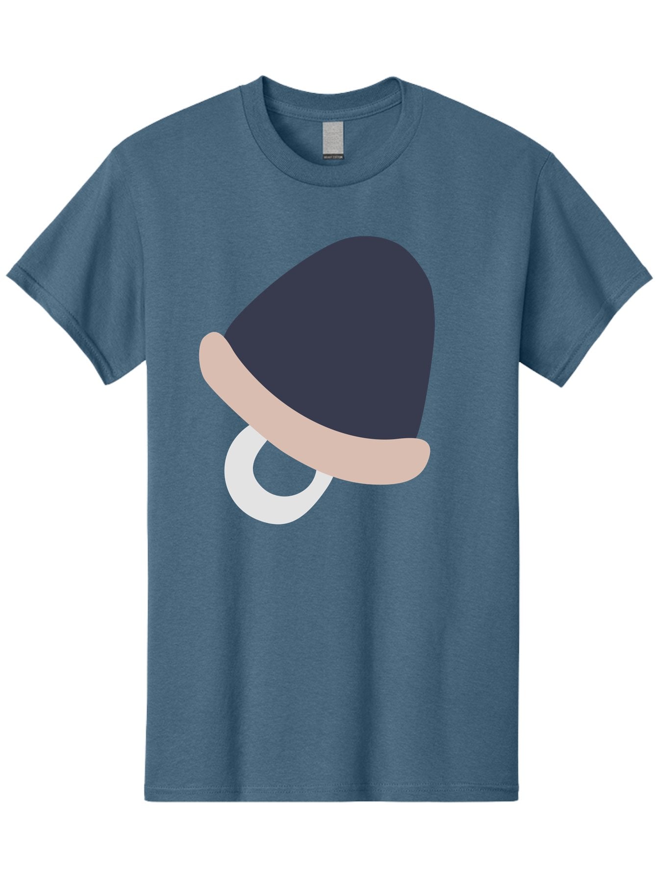 Pacifier Men'S Graphic Tee, 100% Cotton, Comfortable Casual Summer Wear, Machine Washable, Pacifier For Baby, Baby Soother, Nursery Accessories, Infant Care, Baby Supplies, Newborn Essentials Aac065 4