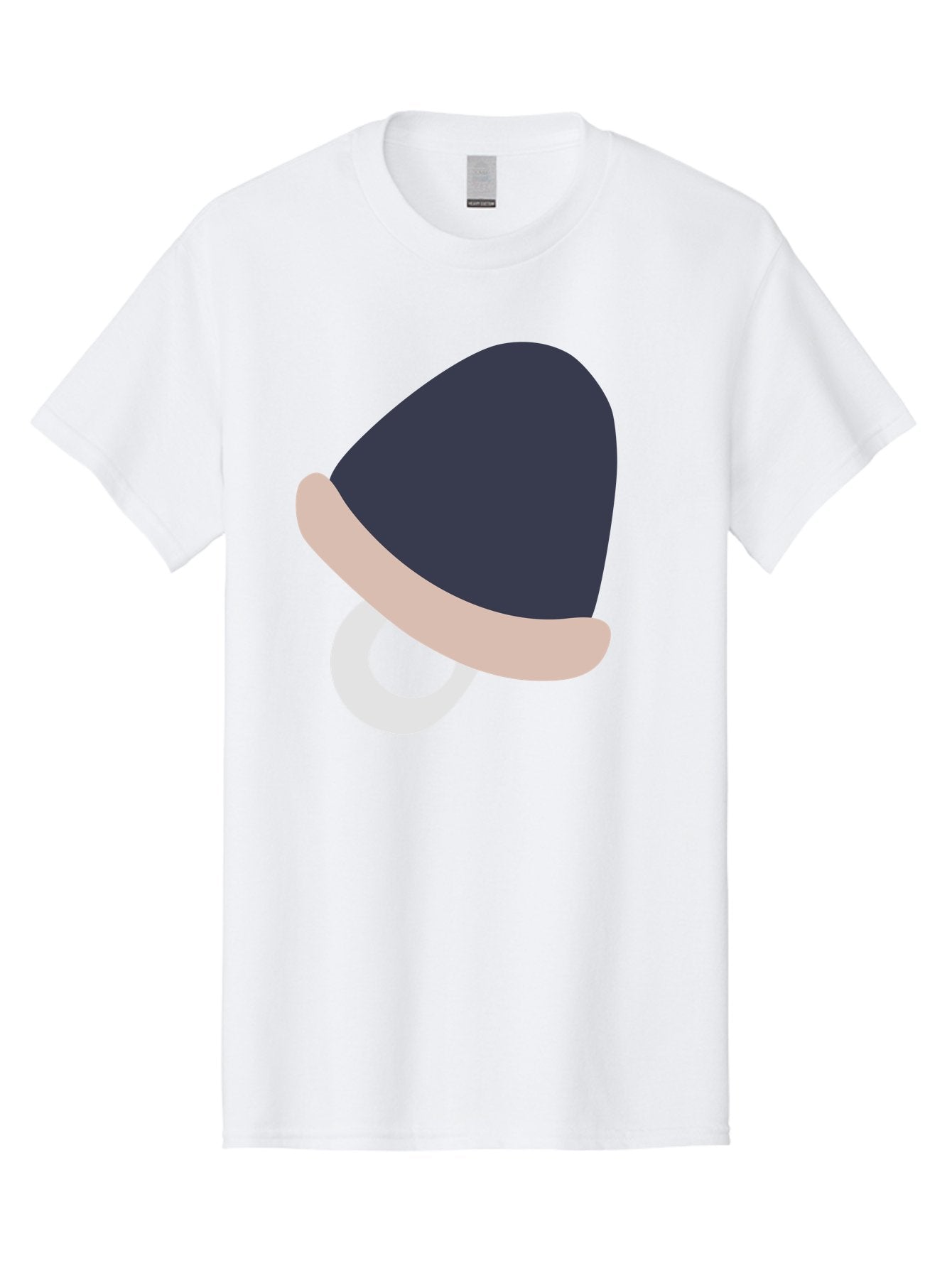 Pacifier Men'S Graphic Tee, 100% Cotton, Comfortable Casual Summer Wear, Machine Washable, Pacifier For Baby, Baby Soother, Nursery Accessories, Infant Care, Baby Supplies, Newborn Essentials Aac065