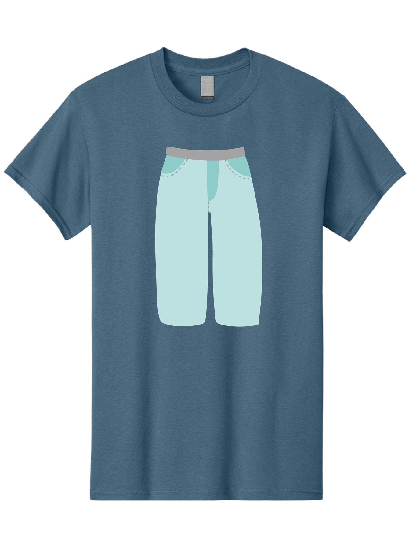 Pajama-Pants Men'S Graphic Tee, 100% Cotton, Comfortable Casual Summer Wear, Machine Washable, Light Blue Pants, Gray Waistband, Back Pockets, Casual Wear, Comfortable Clothing, Simple Design, Minimal Style, Fashion Illustration Aac066 4
