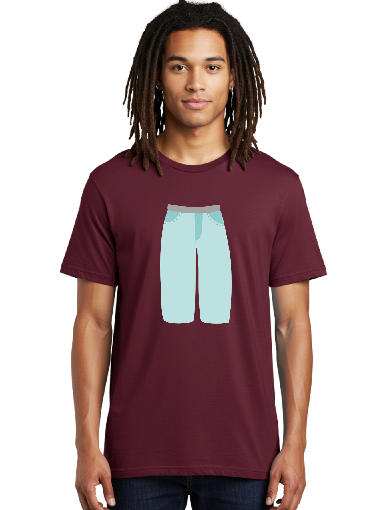 Pajama-Pants Men'S Graphic Tee, 100% Cotton, Comfortable Casual Summer Wear, Machine Washable, Light Blue Pants, Gray Waistband, Back Pockets, Casual Wear, Comfortable Clothing, Simple Design, Minimal Style, Fashion Illustration Aac066 26