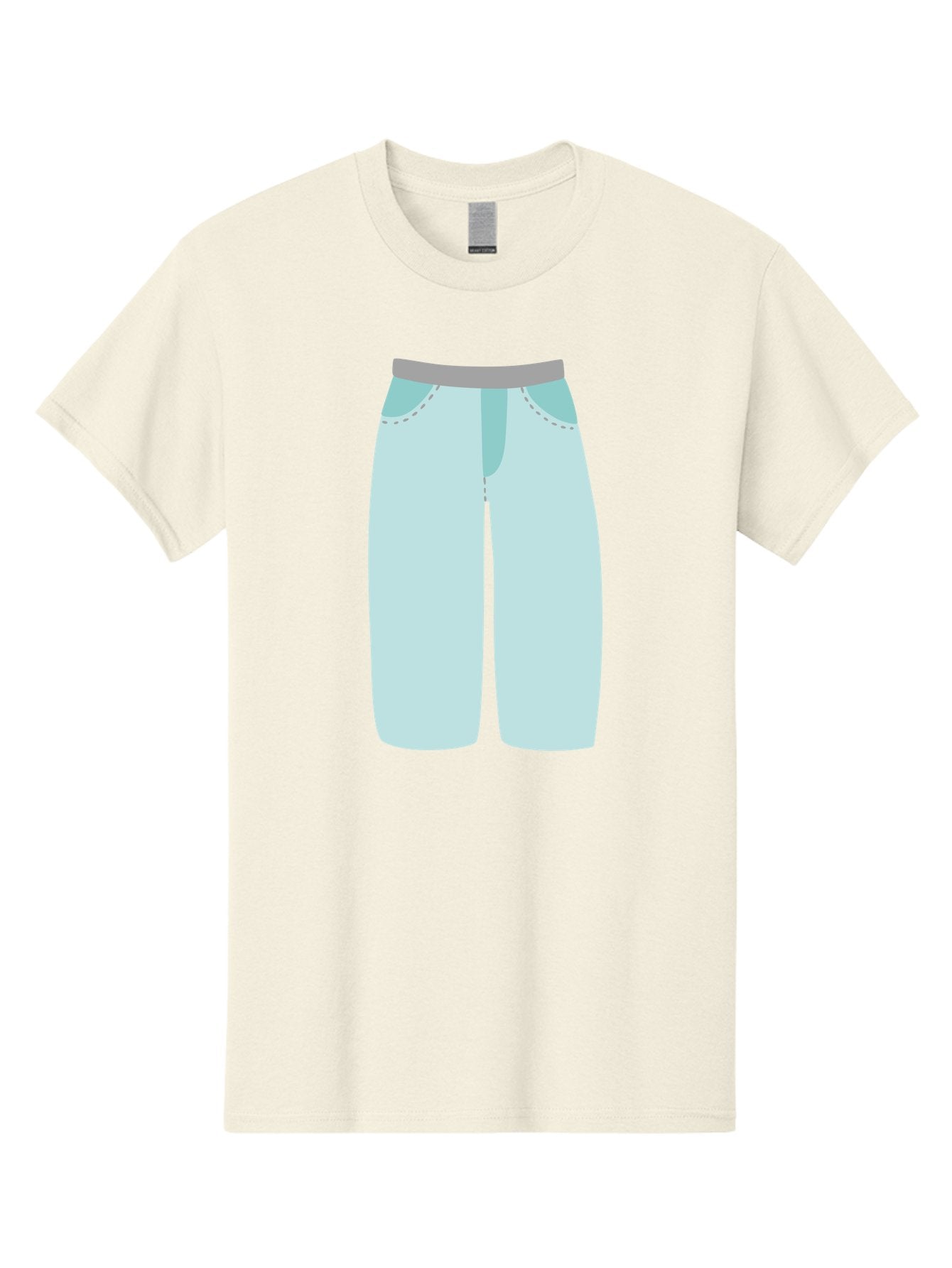 Pajama-Pants Men'S Graphic Tee, 100% Cotton, Comfortable Casual Summer Wear, Machine Washable, Light Blue Pants, Gray Waistband, Back Pockets, Casual Wear, Comfortable Clothing, Simple Design, Minimal Style, Fashion Illustration Aac066 13