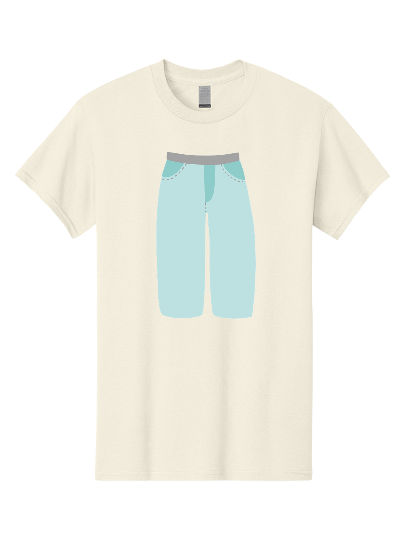 Pajama-Pants Men'S Graphic Tee, 100% Cotton, Comfortable Casual Summer Wear, Machine Washable, Light Blue Pants, Gray Waistband, Back Pockets, Casual Wear, Comfortable Clothing, Simple Design, Minimal Style, Fashion Illustration Aac066 29