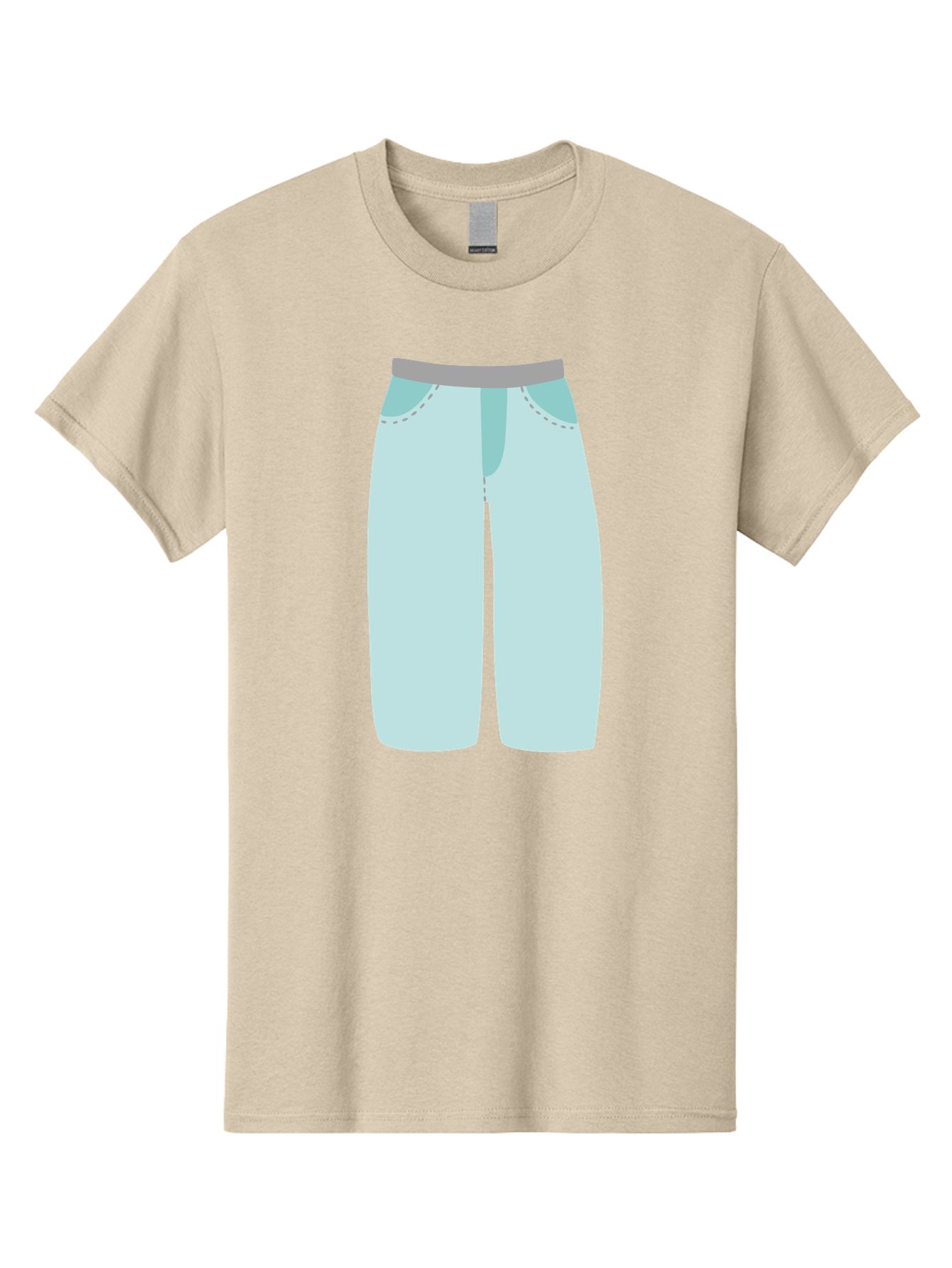 Pajama-Pants Men'S Graphic Tee, 100% Cotton, Comfortable Casual Summer Wear, Machine Washable, Light Blue Pants, Gray Waistband, Back Pockets, Casual Wear, Comfortable Clothing, Simple Design, Minimal Style, Fashion Illustration Aac066 17