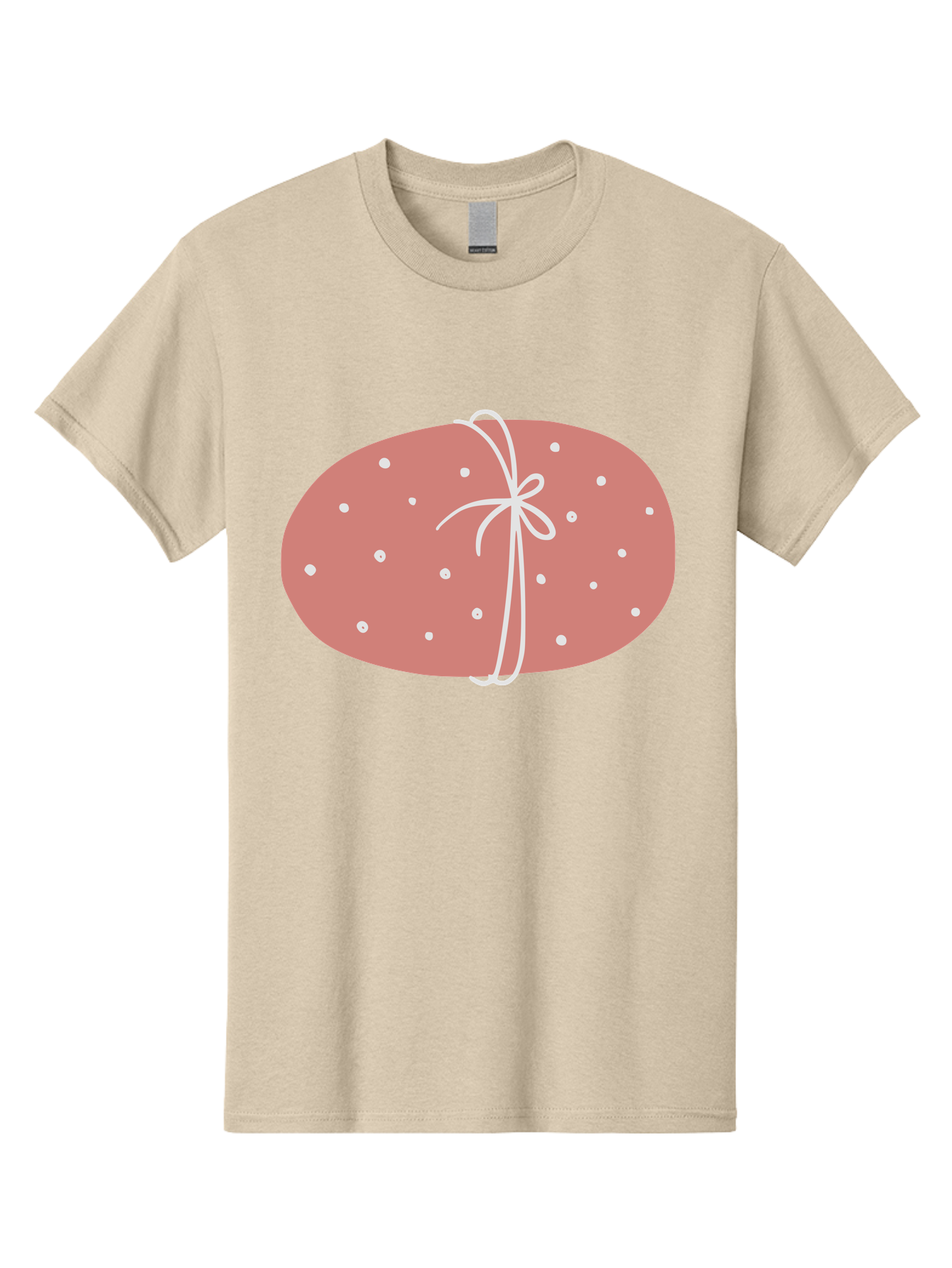 Pink-Gift Men'S Graphic Tee, 100% Cotton, Comfortable Casual Summer Wear, Machine Washable, Oval Gift, Pink Wrapping, White Polka Dots, Ribbon Bow, Gift Wrapping, Present, Festive Design, Celebratory Theme, Decorative Element, Charming Gift Aac074 29