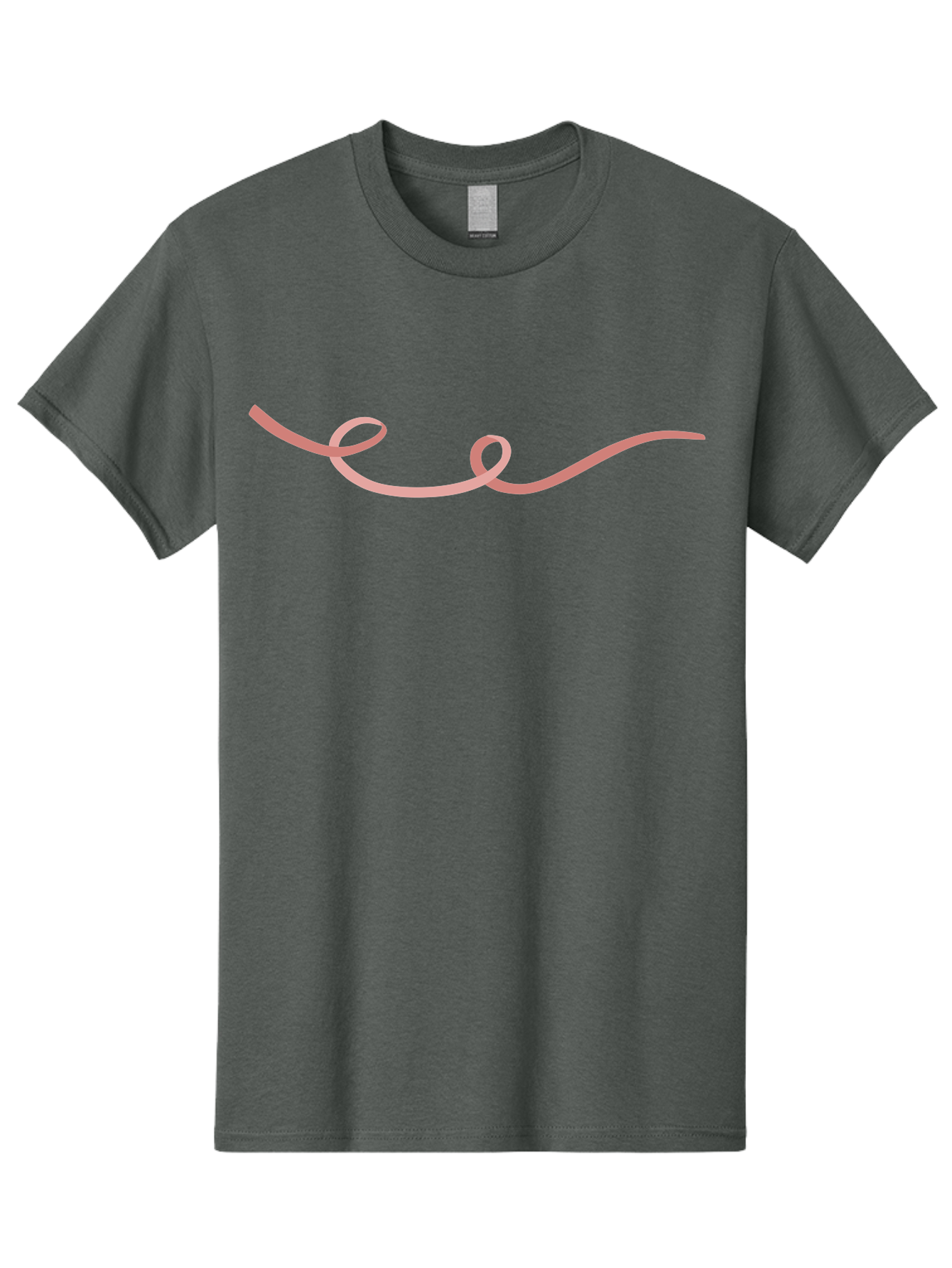 Pink-Swirl-Line Men'S Graphic Tee, 100% Cotton, Comfortable Casual Summer Wear, Machine Washable, Pink Scribble, Swirling Lines, Abstract Art, Minimalist Design, Simple Shapes, Artistic Expression, Creative Element, Modern Graphic Aac082 27