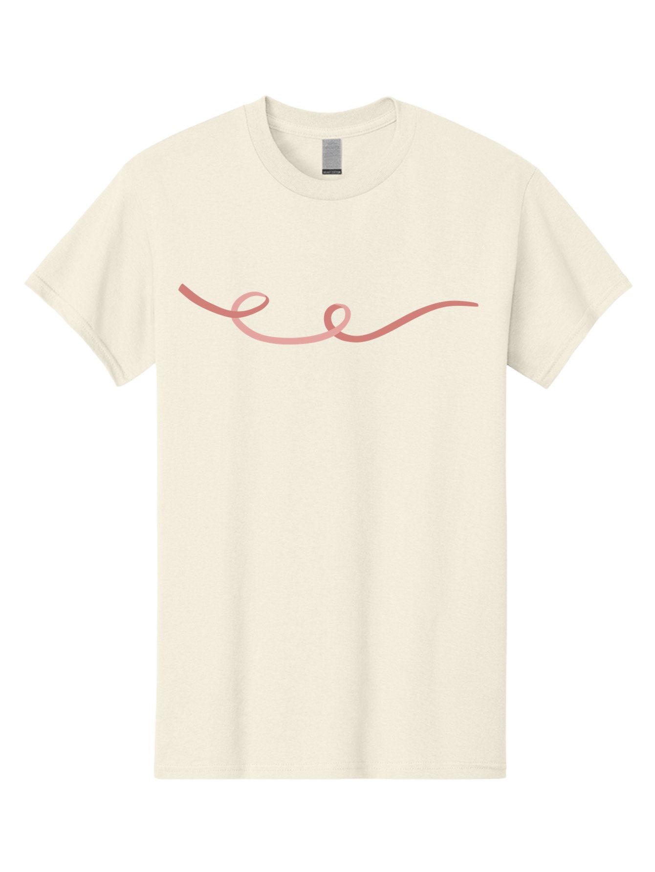 Pink-Swirl-Line Men'S Graphic Tee, 100% Cotton, Comfortable Casual Summer Wear, Machine Washable, Pink Scribble, Swirling Lines, Abstract Art, Minimalist Design, Simple Shapes, Artistic Expression, Creative Element, Modern Graphic Aac082 14