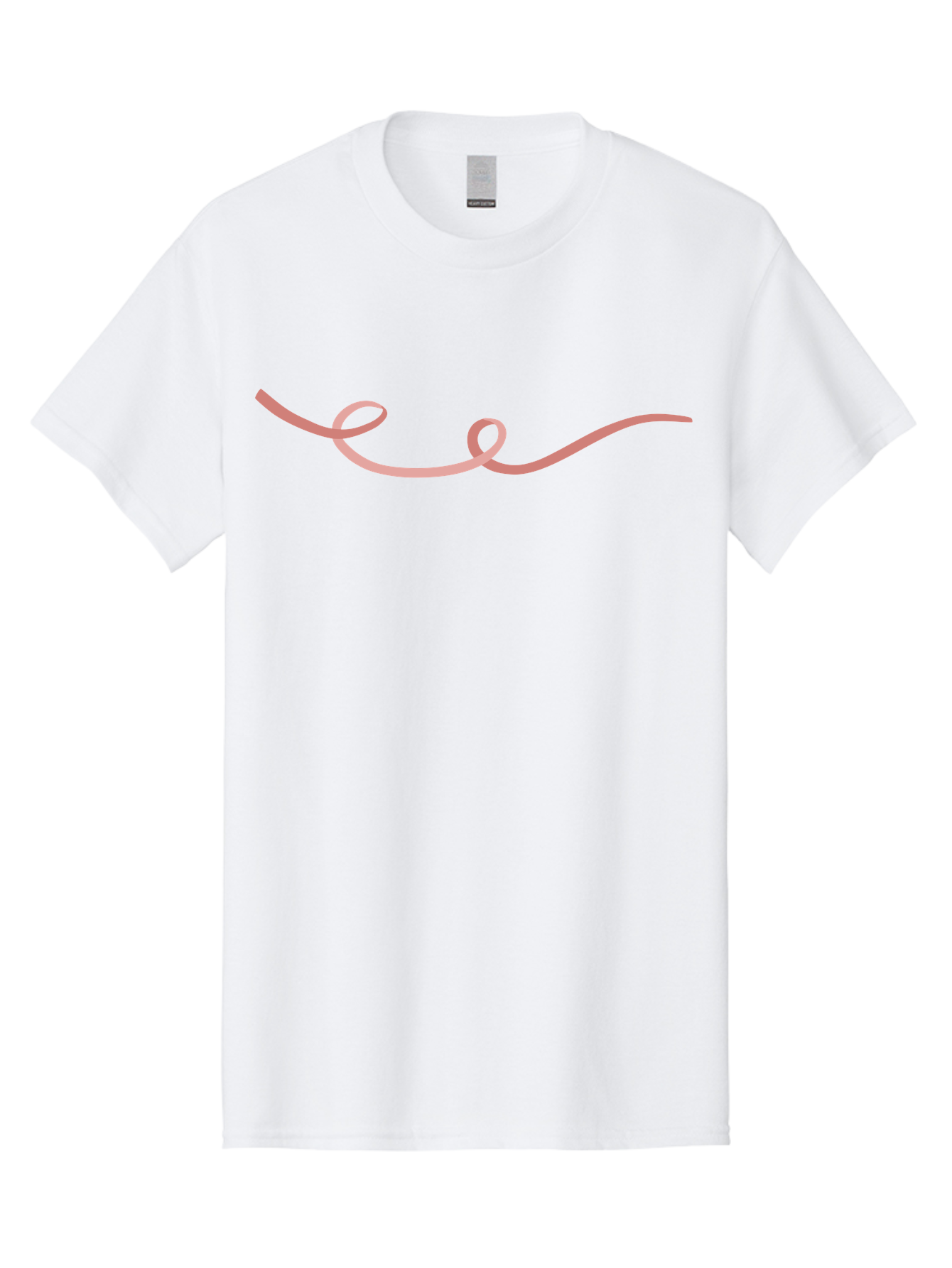 Pink-Swirl-Line Men'S Graphic Tee, 100% Cotton, Comfortable Casual Summer Wear, Machine Washable, Pink Scribble, Swirling Lines, Abstract Art, Minimalist Design, Simple Shapes, Artistic Expression, Creative Element, Modern Graphic Aac082 17