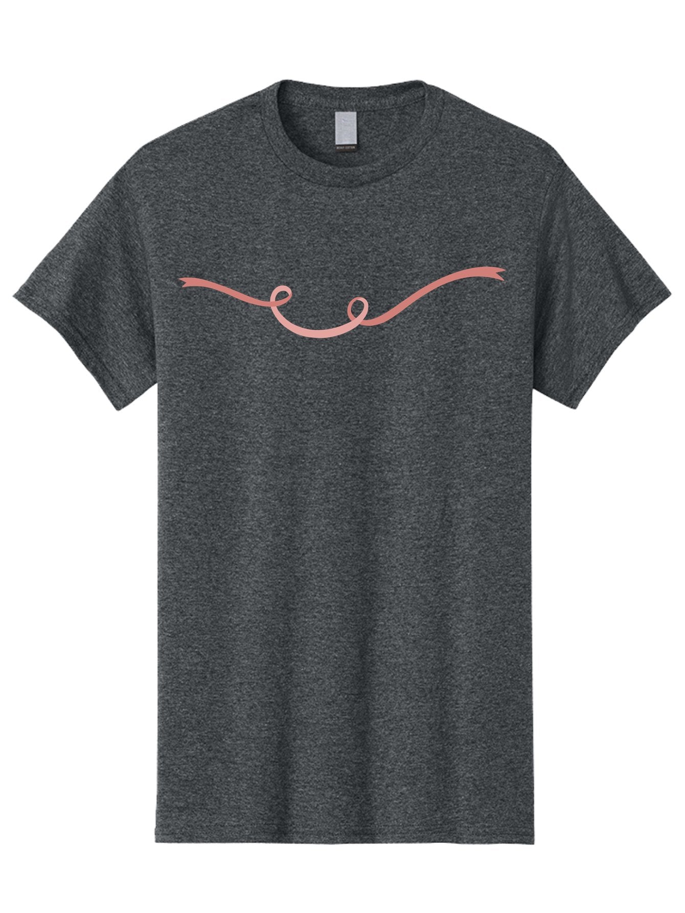 Pink-Swirl Men'S Graphic Tee, 100% Cotton, Comfortable Casual Summer Wear, Machine Washable, Curly Pink Line, Swirling Curve, Abstract Shape, Artistic Design, Minimalist Art, Flowing Line, Modern Graphics Aac083 9