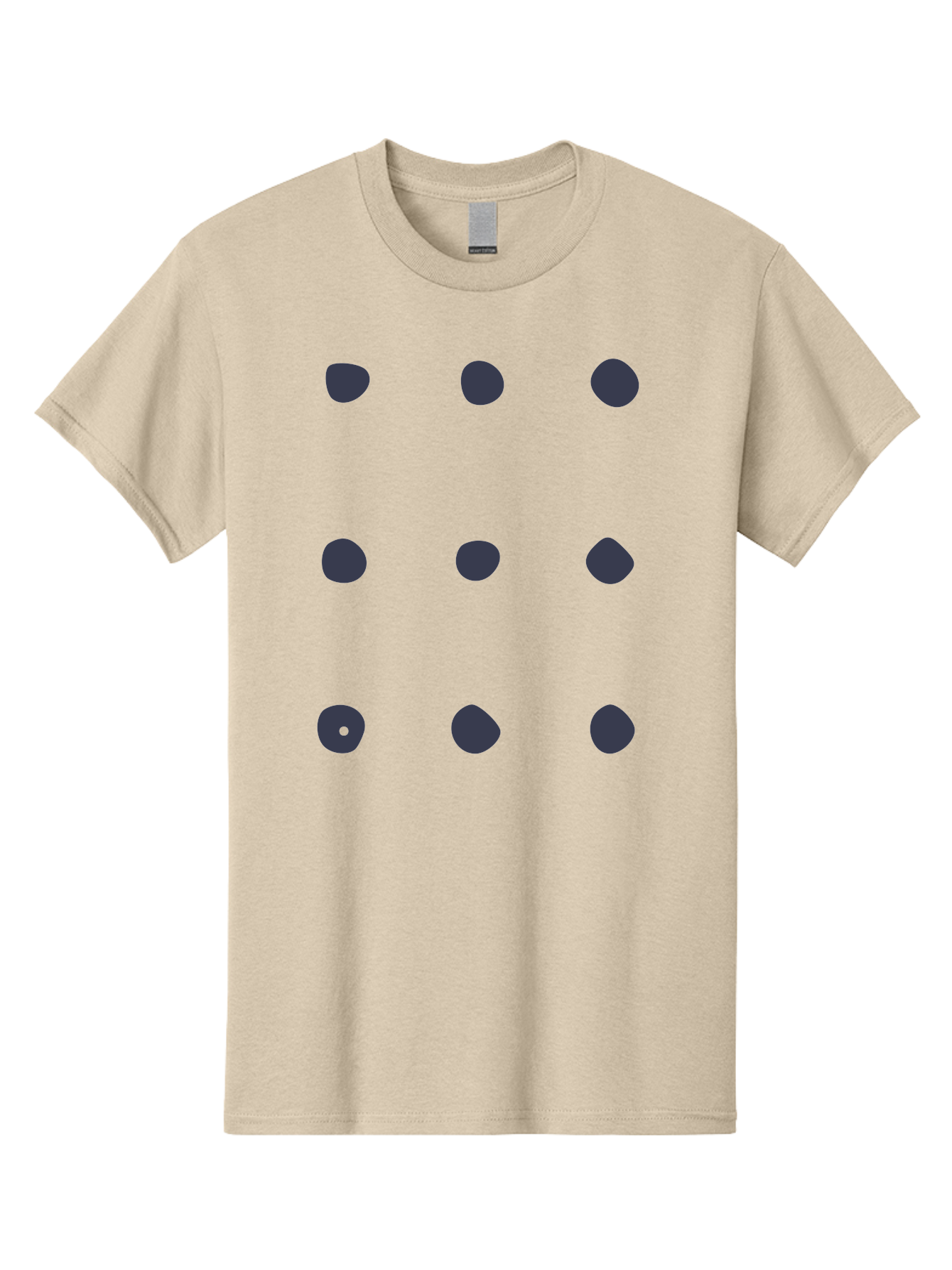 Polka-Dot-Pattern Men'S Graphic Tee, 100% Cotton, Comfortable Casual Summer Wear, Machine Washable, Polka Dot Pattern, Geometric Design, Minimalist Style, Simple Shapes, Dark Gray Dots Irregular Edges, Varied Dot Sizes, Creative Wallpaper, Aac086 27