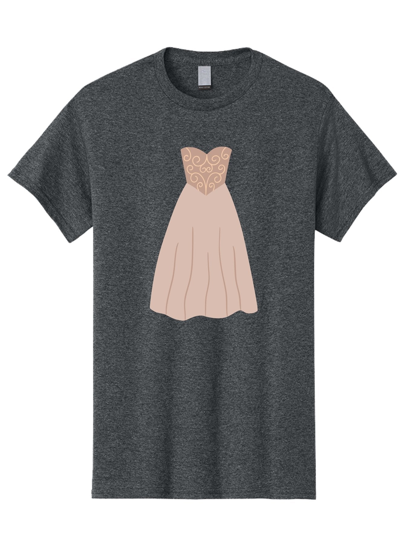 Prom-Dress Men'S Graphic Tee, 100% Cotton, Comfortable Casual Summer Wear, Machine Washable, Formal Evening Gown, Sweetheart Neckline, Strapless Dress, Flowing Skirt, Elegant Design, Beige Color, Vintage Style, Wedding Dress, Luxury Fashion, Aac087 9