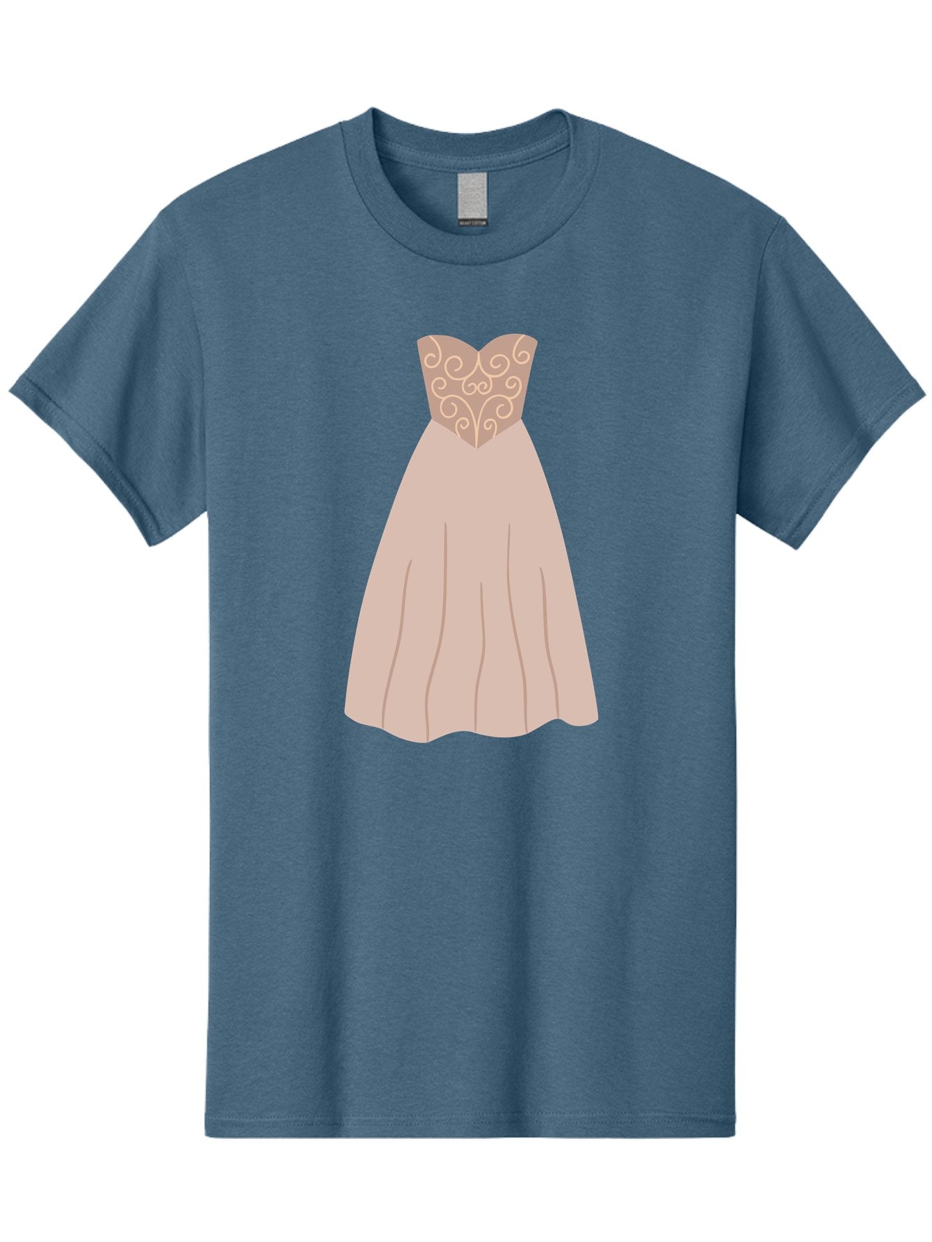 Prom-Dress Men'S Graphic Tee, 100% Cotton, Comfortable Casual Summer Wear, Machine Washable, Formal Evening Gown, Sweetheart Neckline, Strapless Dress, Flowing Skirt, Elegant Design, Beige Color, Vintage Style, Wedding Dress, Luxury Fashion, Aac087 15