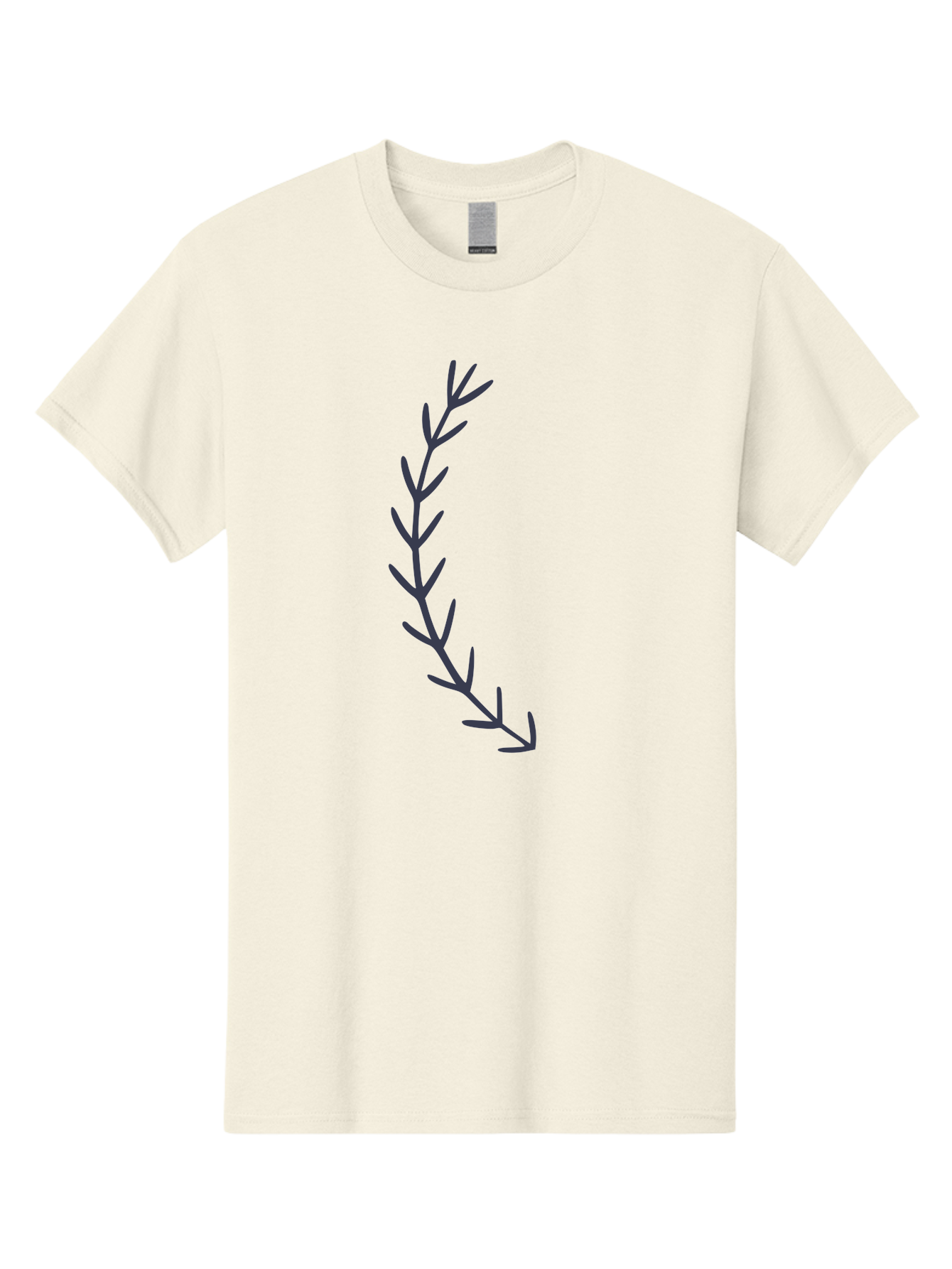 Purple-Branch Men'S Graphic Tee, 100% Cotton, Comfortable Casual Summer Wear, Machine Washable, Hand Drawn Purple Branch, Simple Design, Minimalist Art, Dark Purple Lines, Leafy Pattern, Abstract Illustration, Artistic Expression Aac088 19