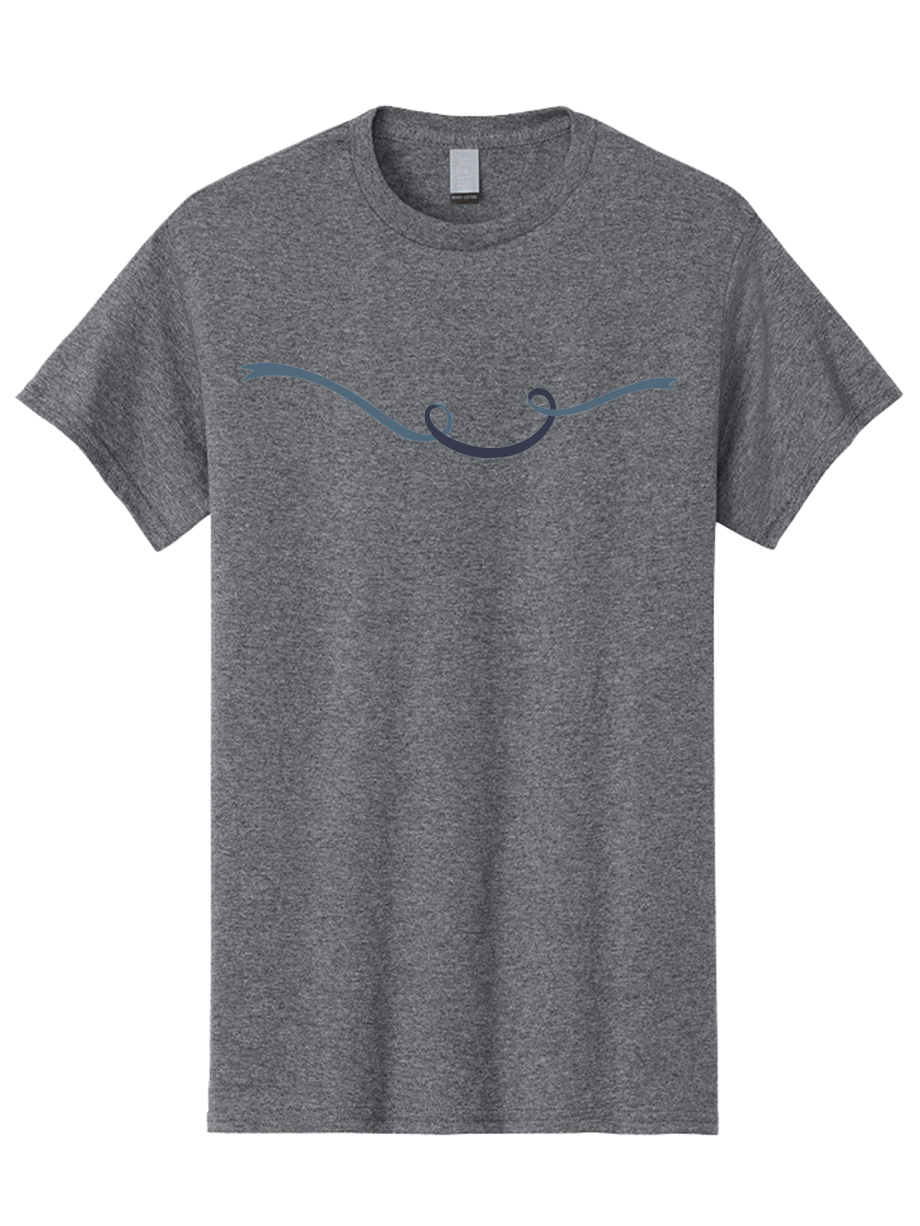Purple-Swirl Men'S Graphic Tee, 100% Cotton, Comfortable Casual Summer Wear, Machine Washable, Purple Swirl, Abstract Design, Wavy Line, Decorative Element, Artistic Flourish, Minimalist Art, Modern Graphic Aac089 21