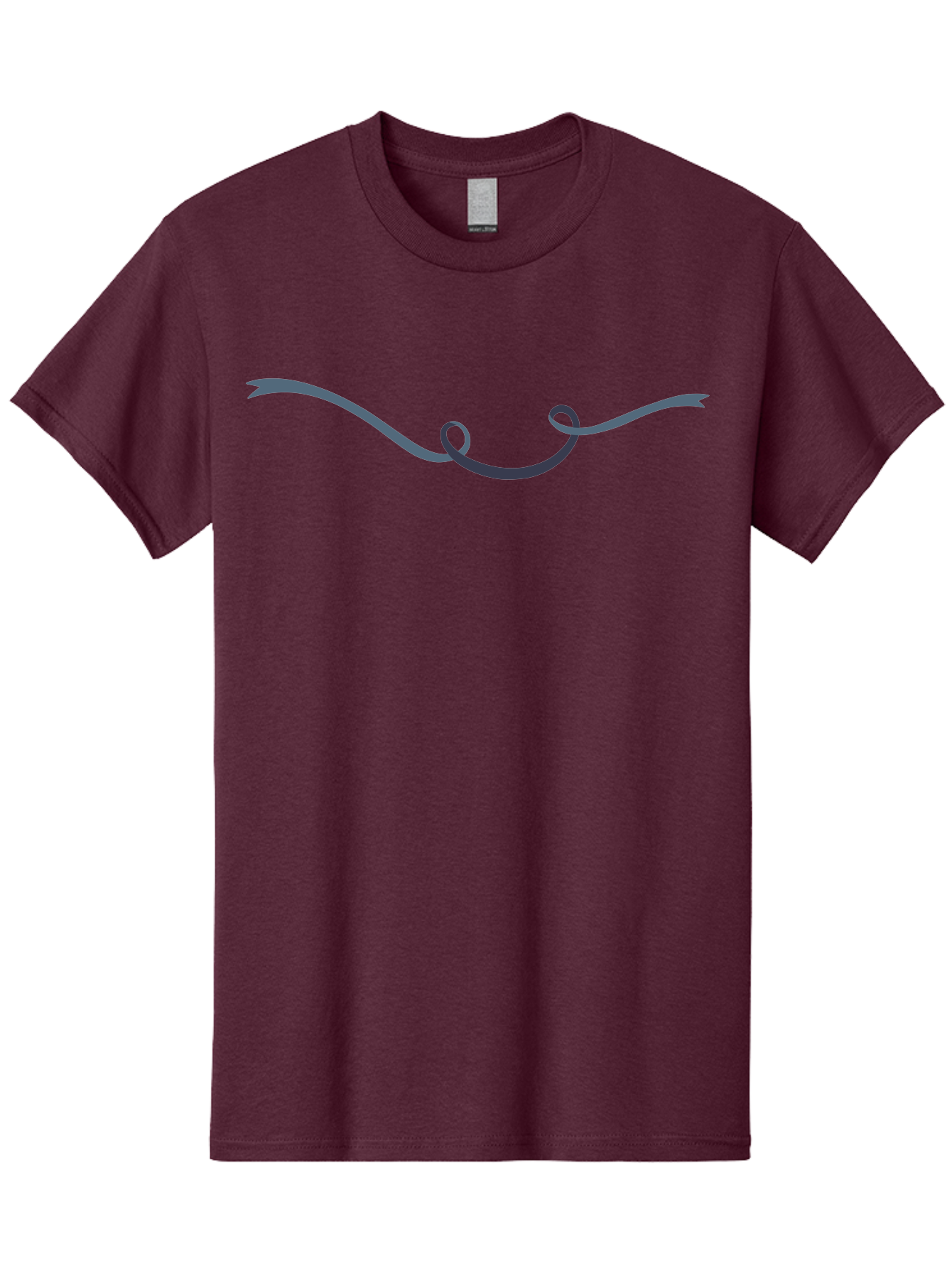 Purple-Swirl Men'S Graphic Tee, 100% Cotton, Comfortable Casual Summer Wear, Machine Washable, Purple Swirl, Abstract Design, Wavy Line, Decorative Element, Artistic Flourish, Minimalist Art, Modern Graphic Aac089 5