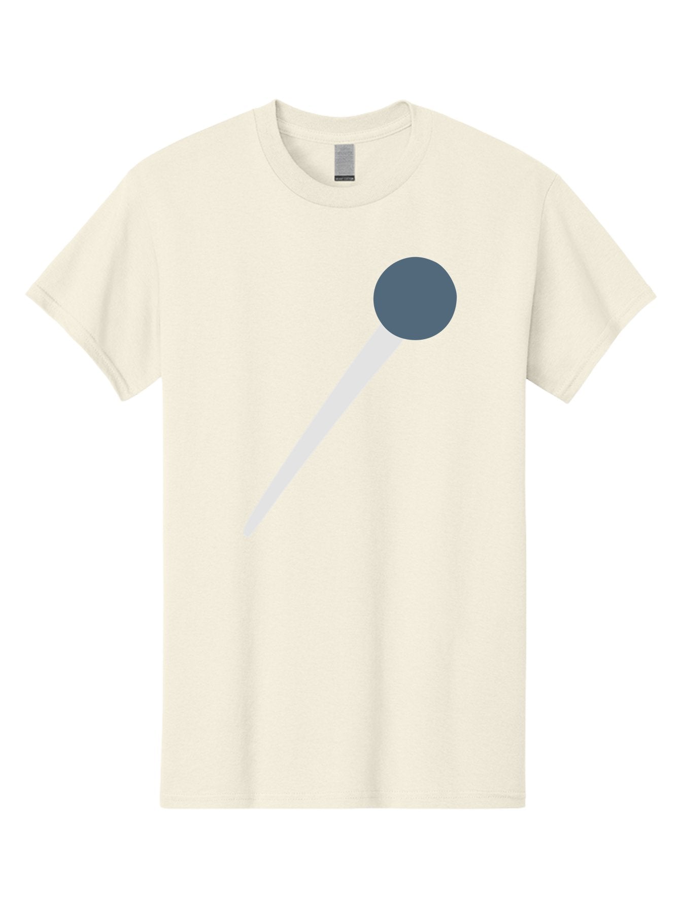 Push-Pin Men'S Graphic Tee, 100% Cotton, Comfortable Casual Summer Wear, Machine Washable, Push Pin, Office Supply, Gray Head, White Shaft, Graphic Icon, Minimalist Design, Simple Illustration Aac090 12